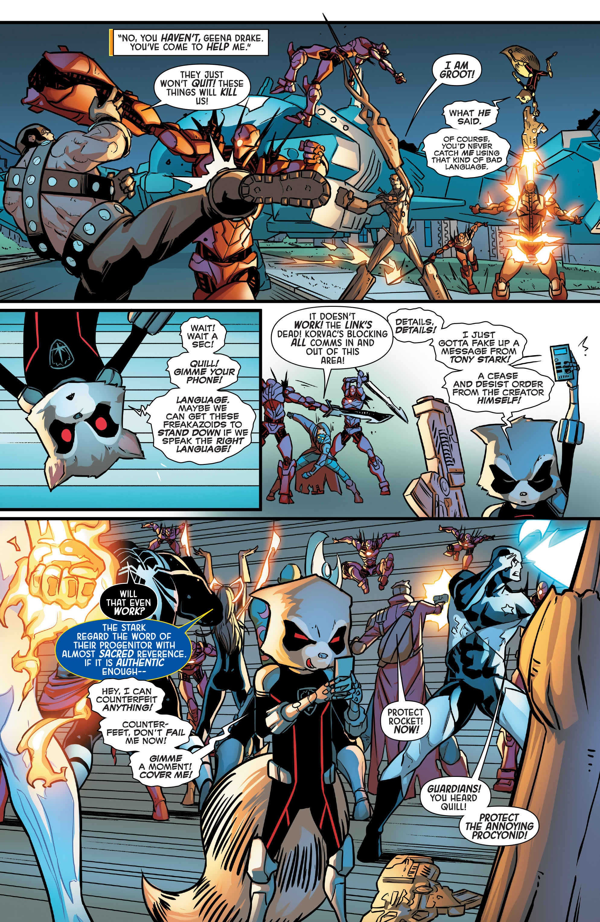 Read online Guardians 3000 comic -  Issue #8 - 9