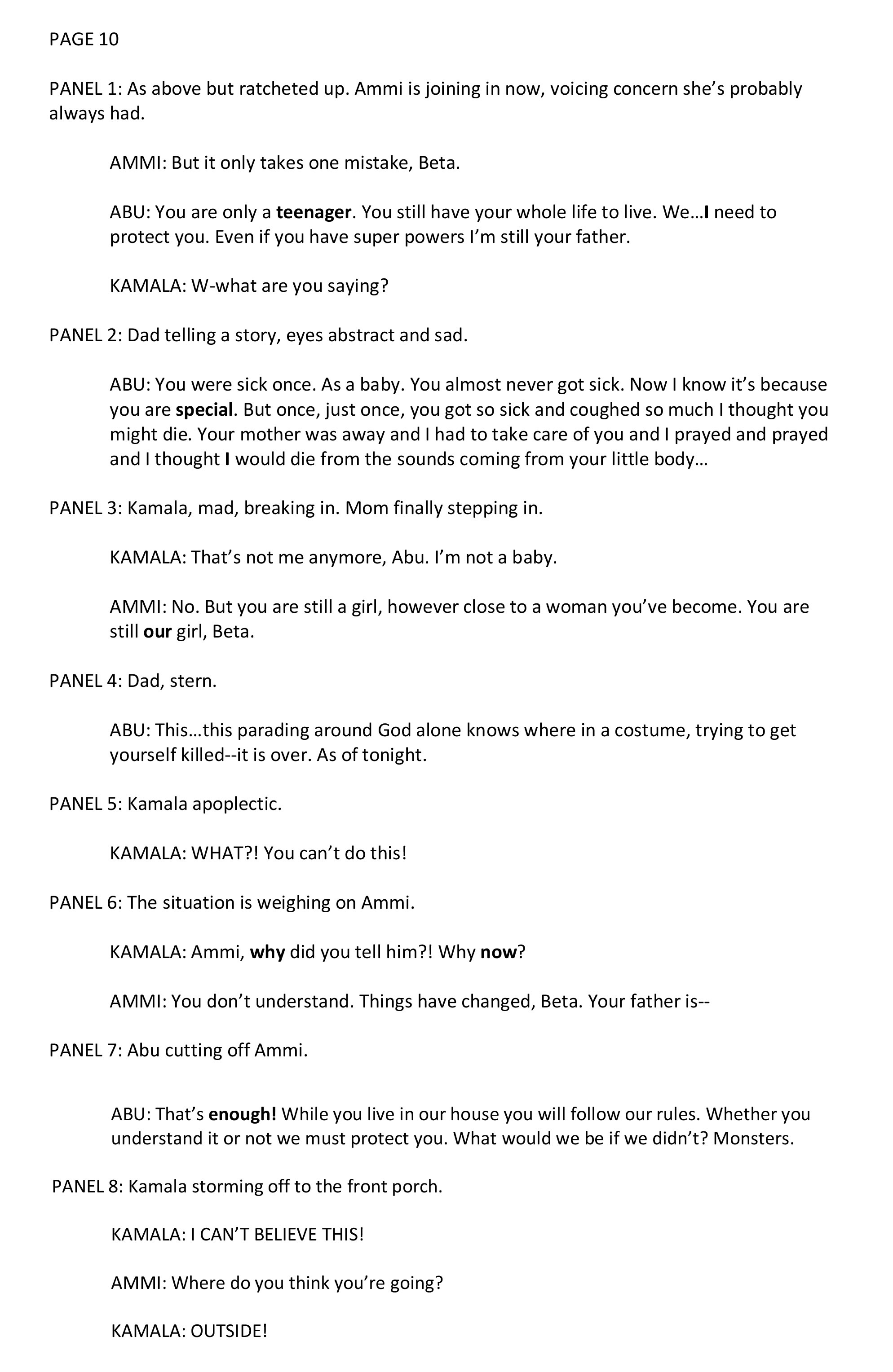 Read online Magnificent Ms. Marvel comic -  Issue # _Director 's Cut - 40