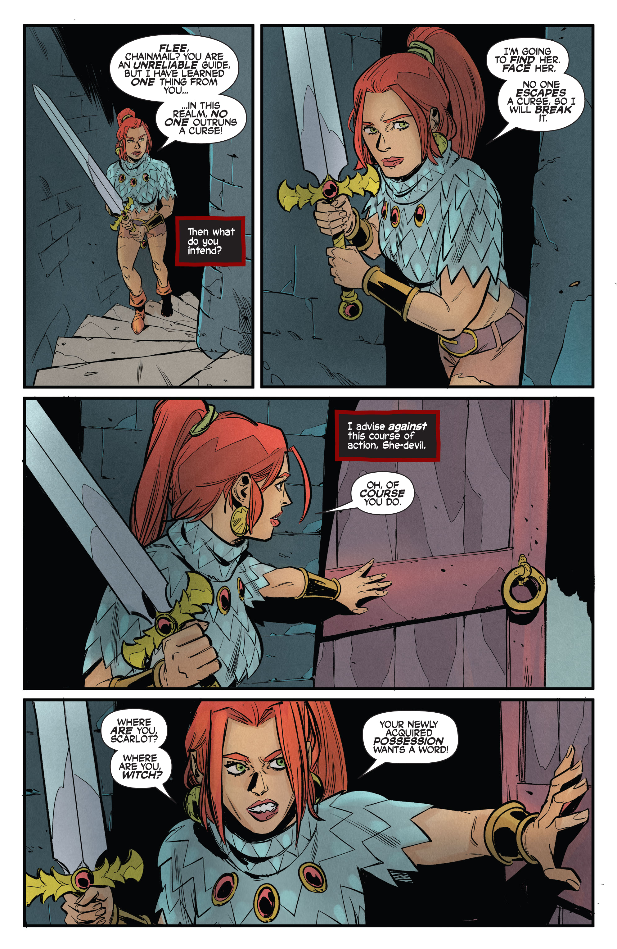 Read online Immortal Red Sonja comic -  Issue #4 - 19