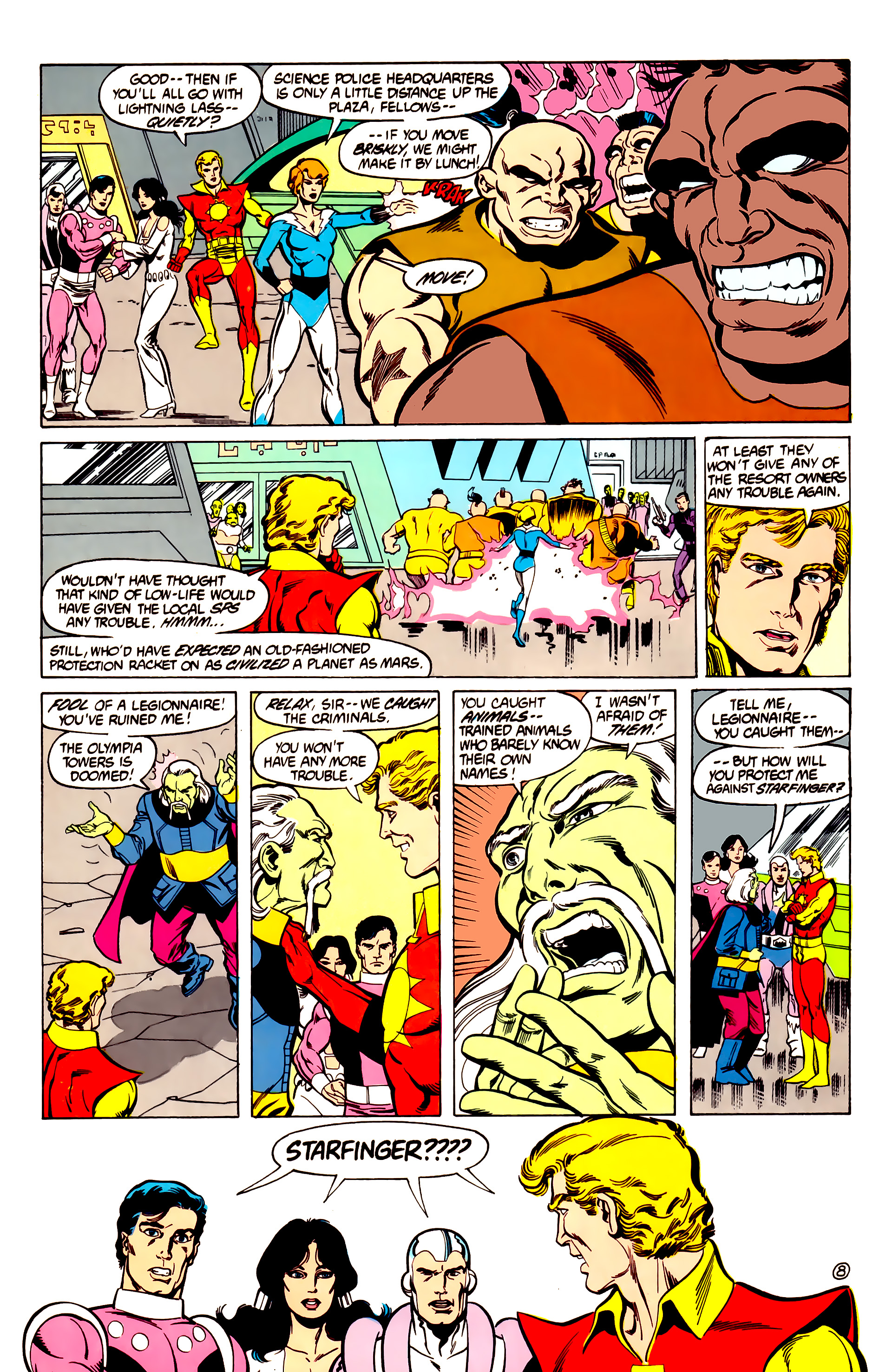Legion of Super-Heroes (1984) 29 Page 9