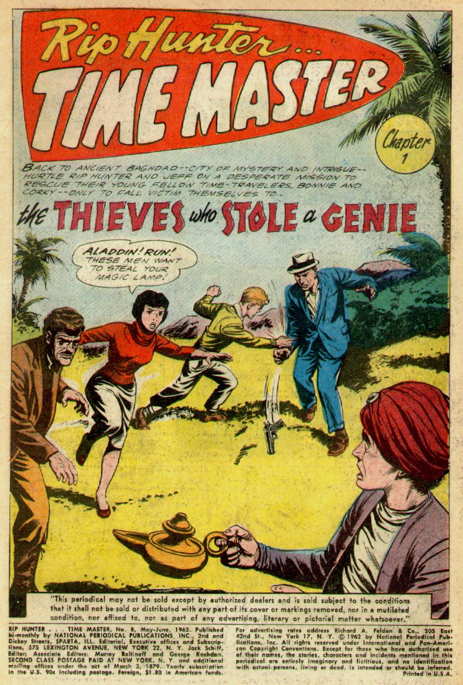 Read online Rip Hunter...Time Master comic -  Issue #8 - 3