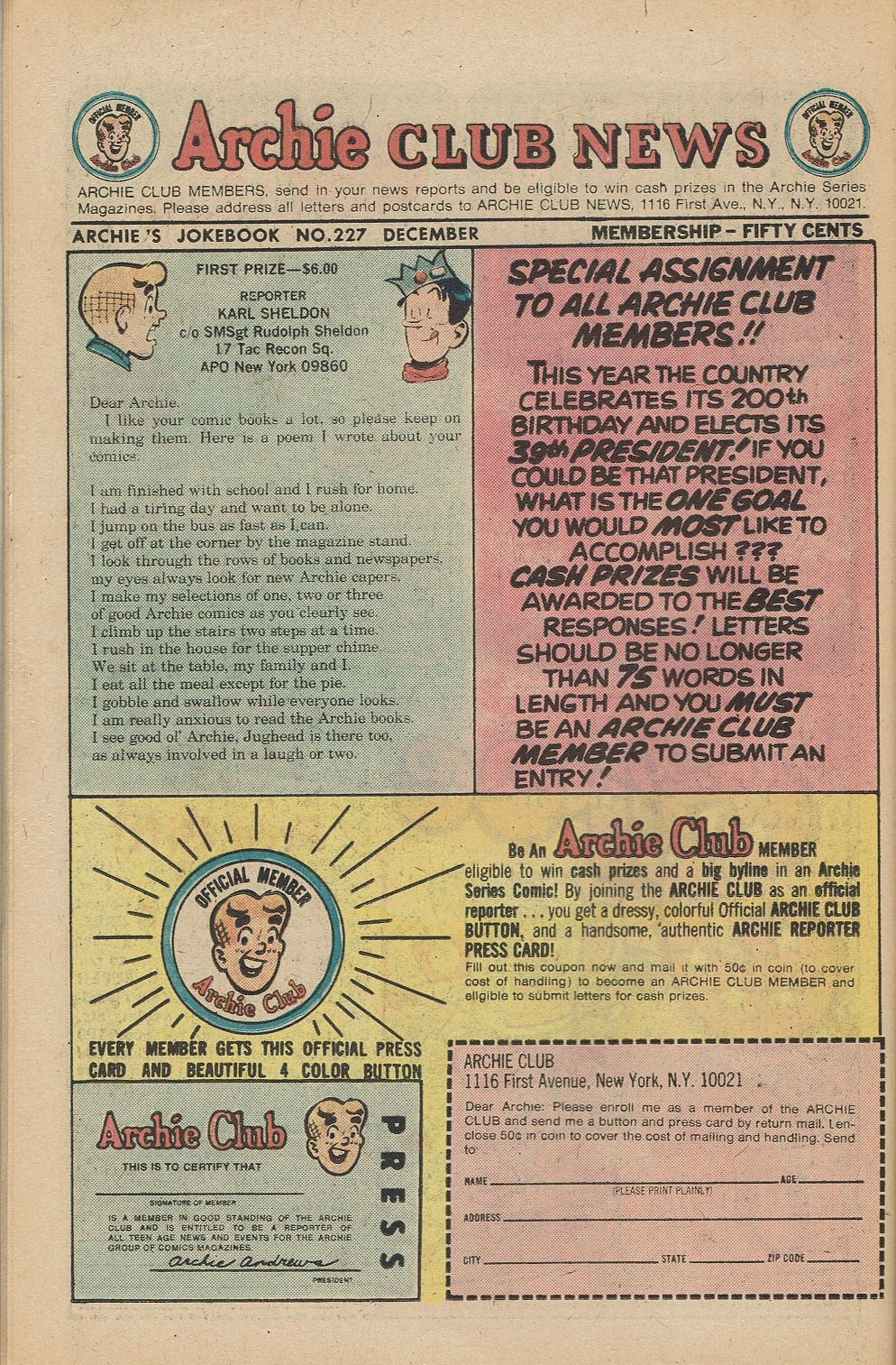 Read online Archie's Joke Book Magazine comic -  Issue #227 - 26