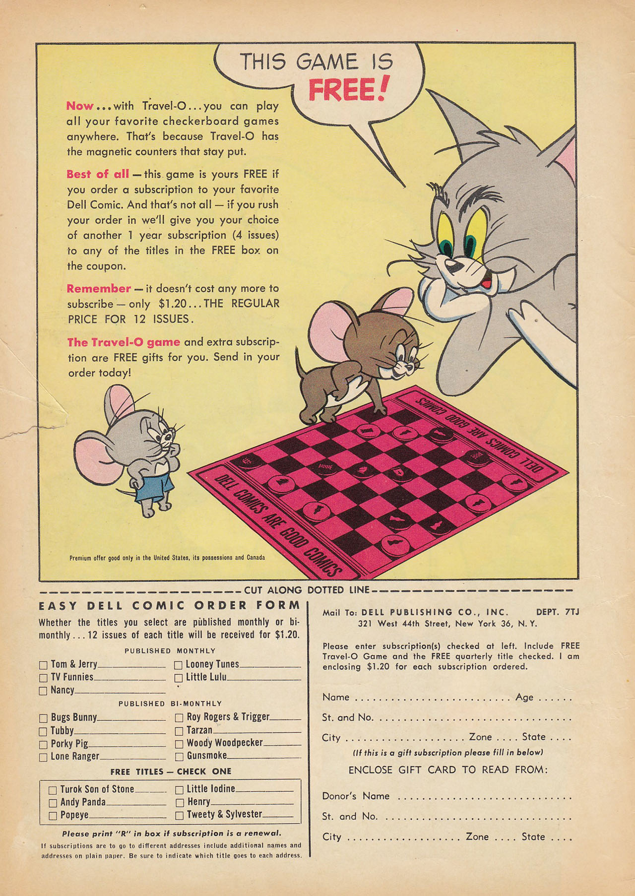 Read online Tom & Jerry Comics comic -  Issue #180 - 2