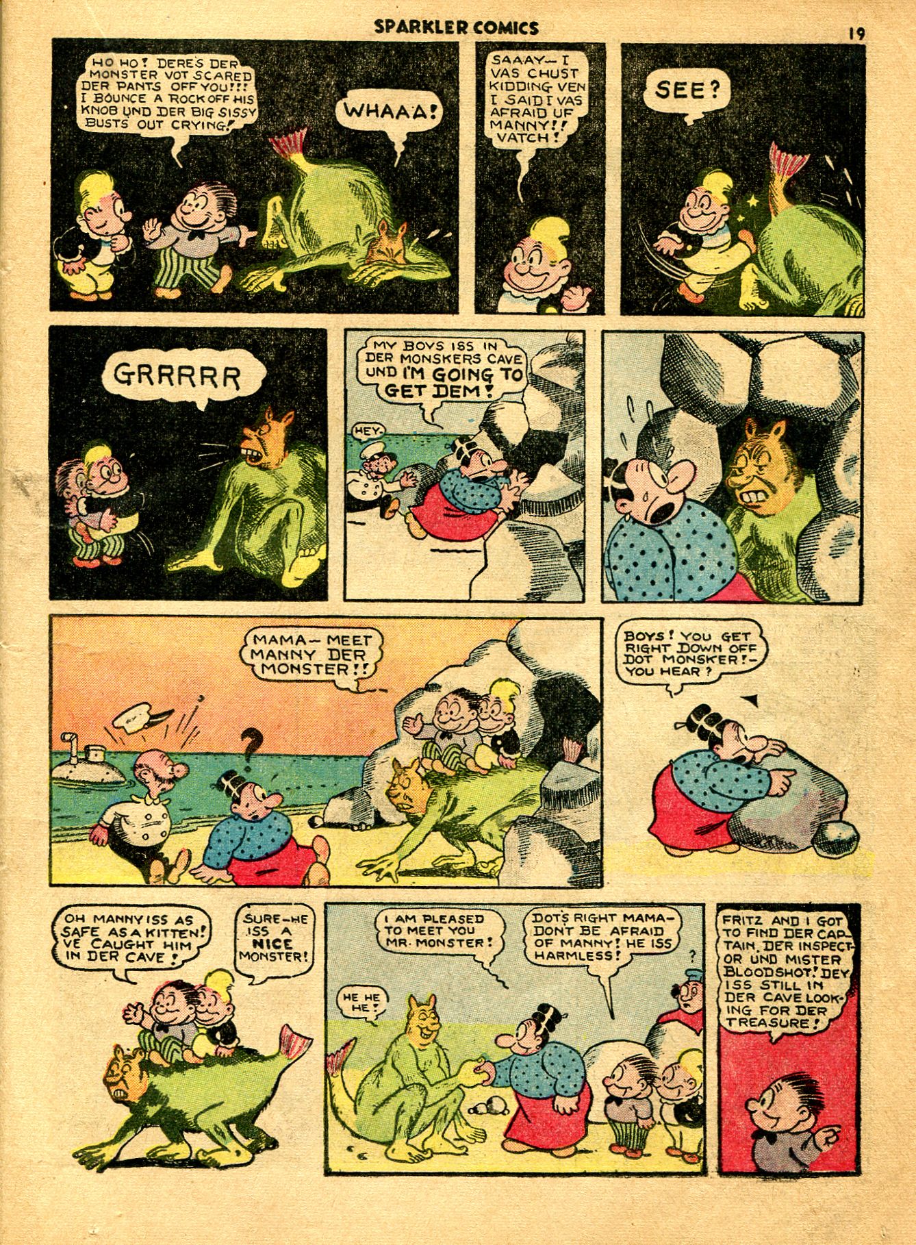 Read online Sparkler Comics comic -  Issue #11 - 21