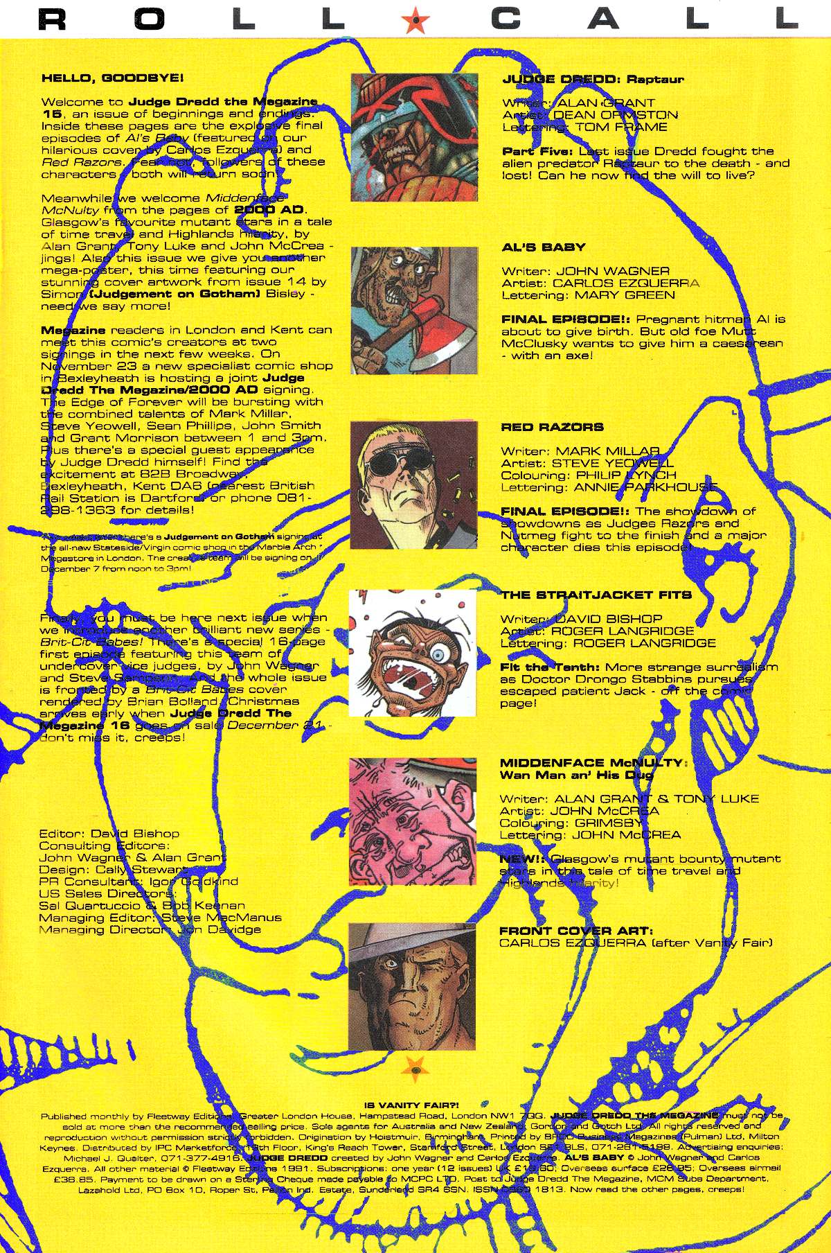 Read online Judge Dredd: The Megazine comic -  Issue #15 - 3