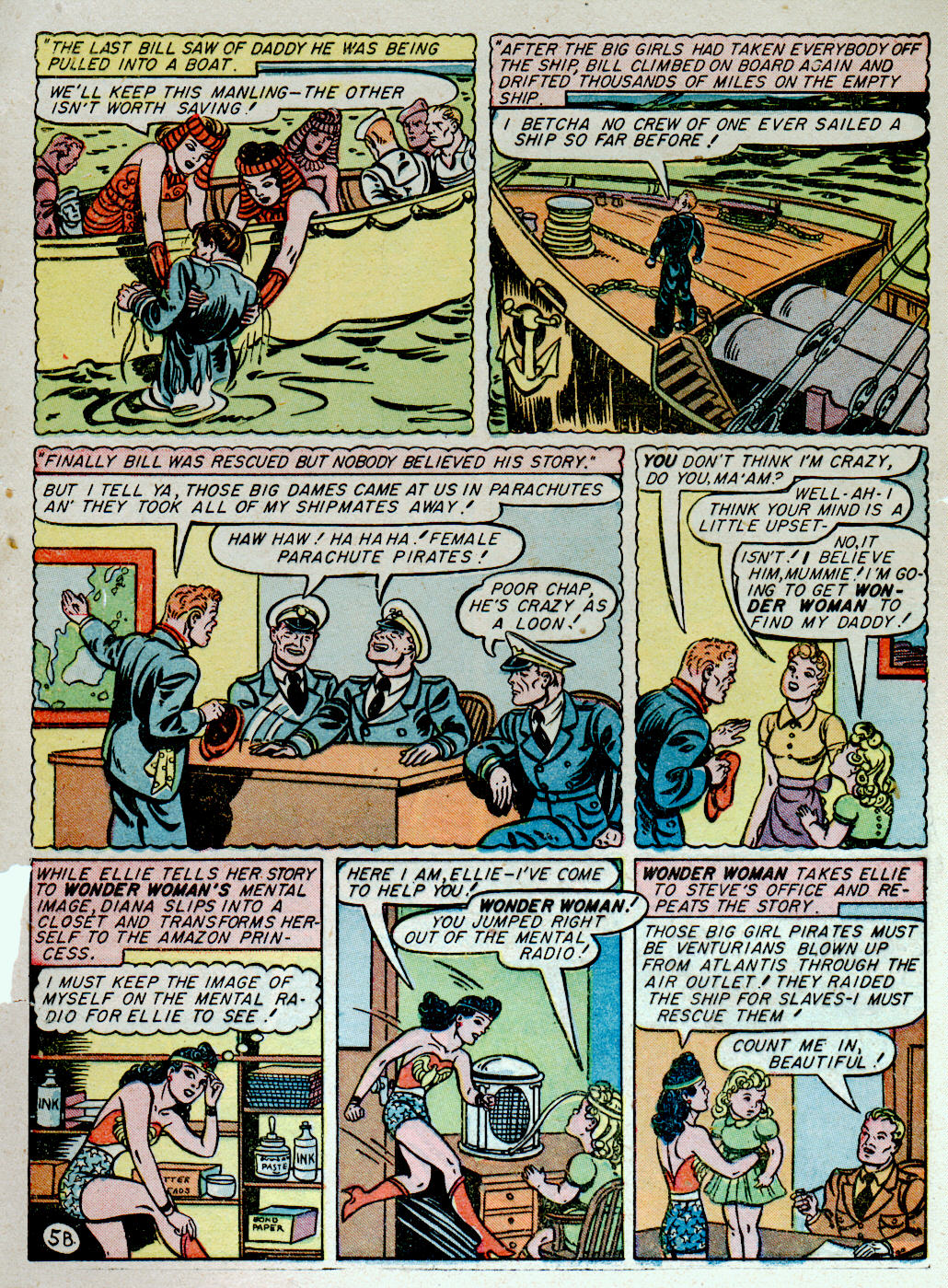 Read online Wonder Woman (1942) comic -  Issue #8 - 22