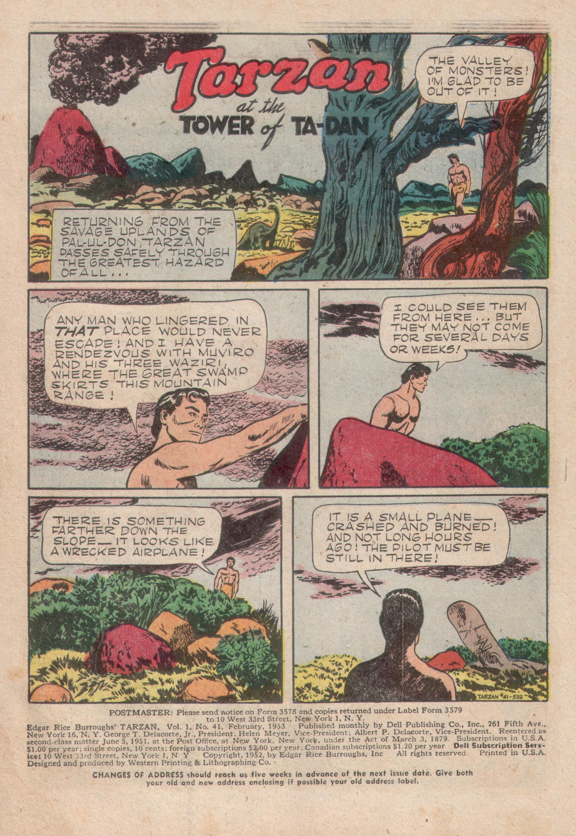 Read online Tarzan (1948) comic -  Issue #41 - 3