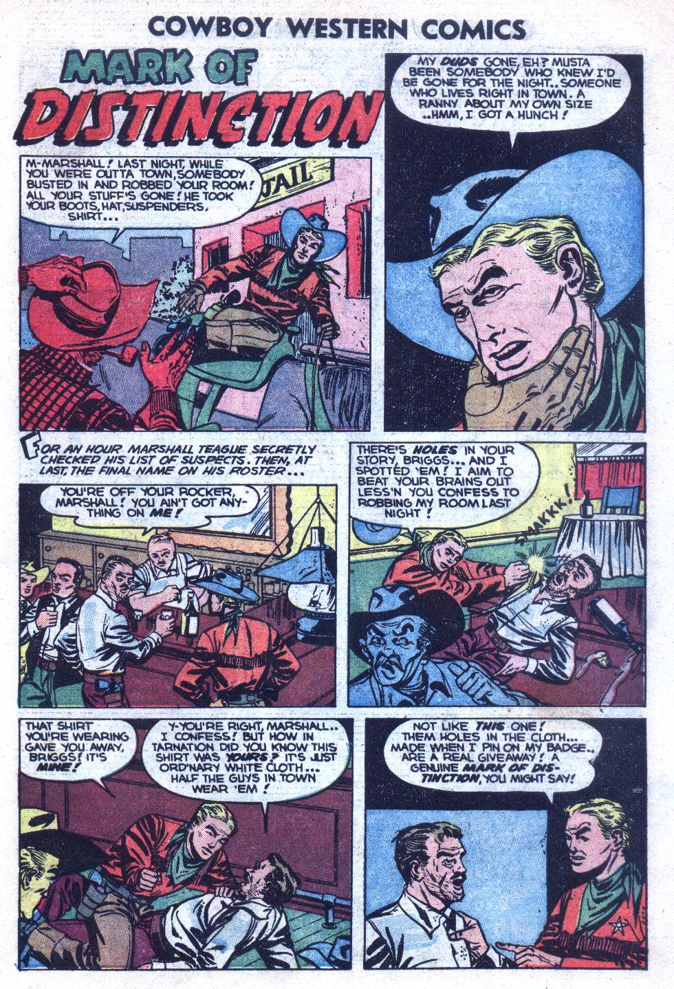 Read online Cowboy Western Comics (1953) comic -  Issue #46 - 27