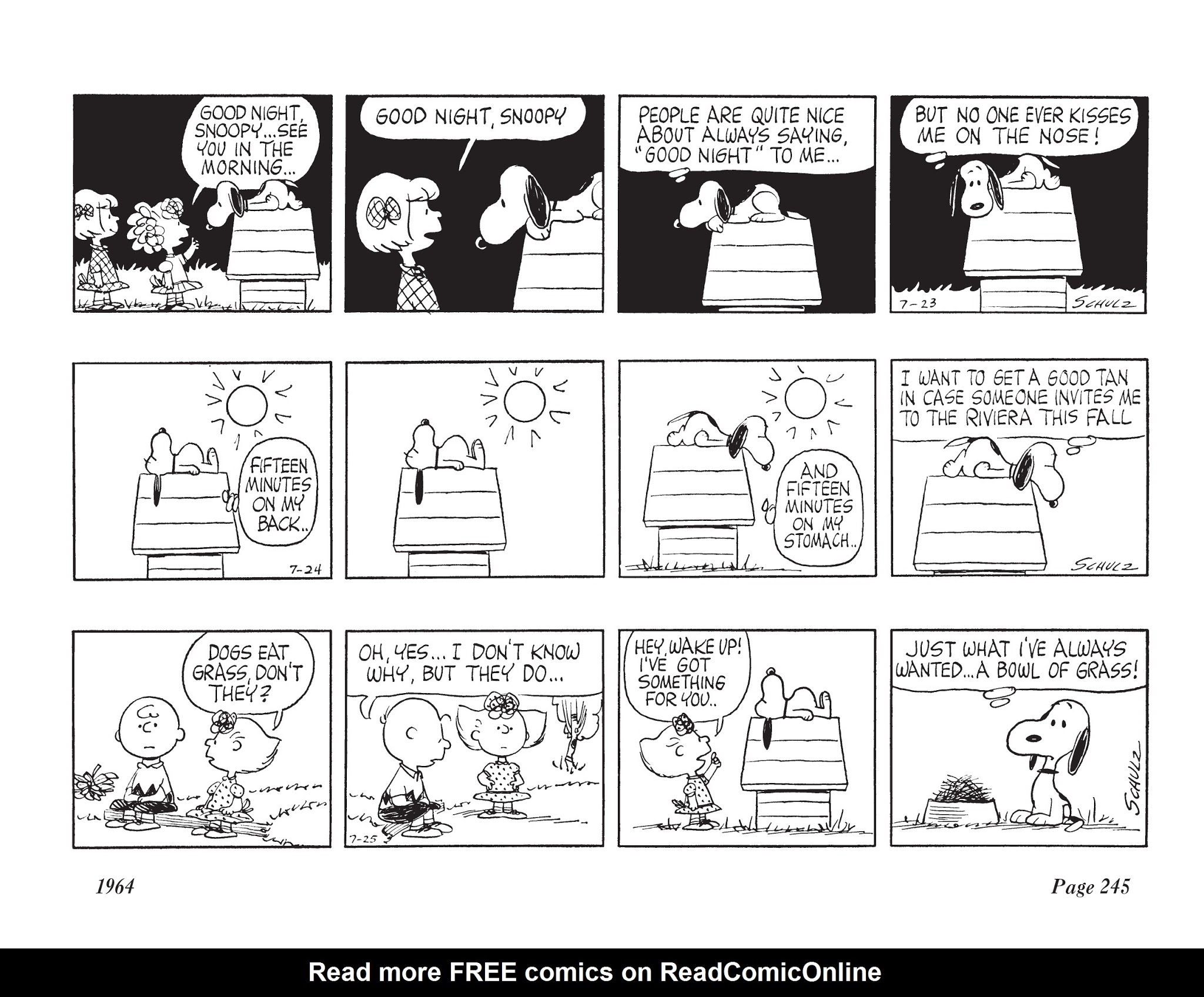 Read online The Complete Peanuts comic -  Issue # TPB 7 - 256
