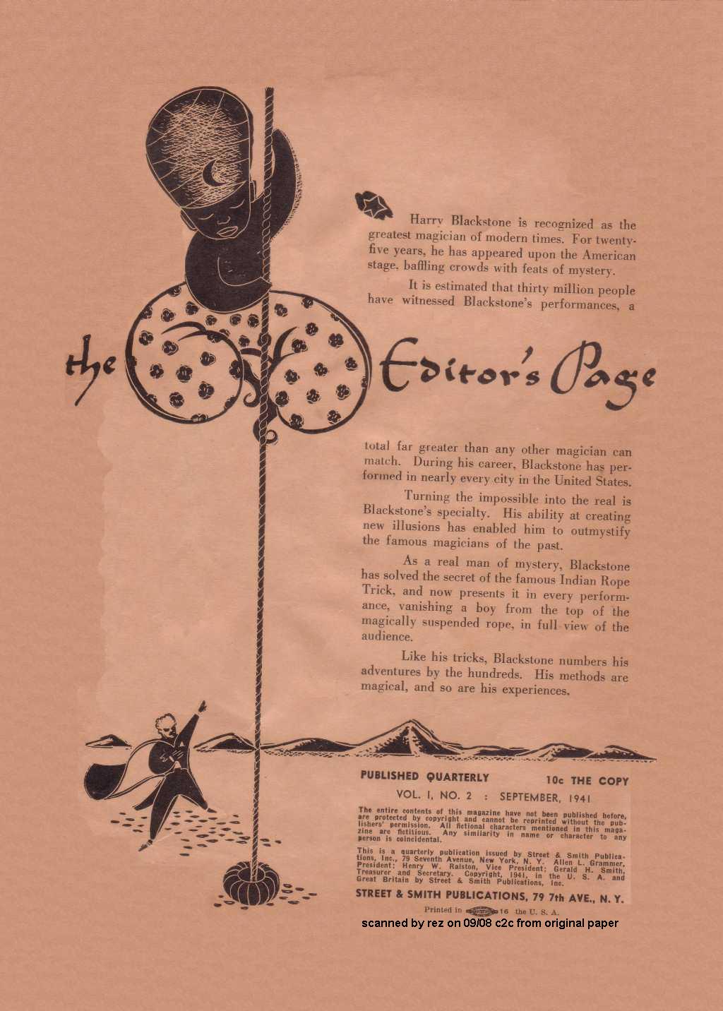 Read online Super-Magician Comics comic -  Issue #2 - 2