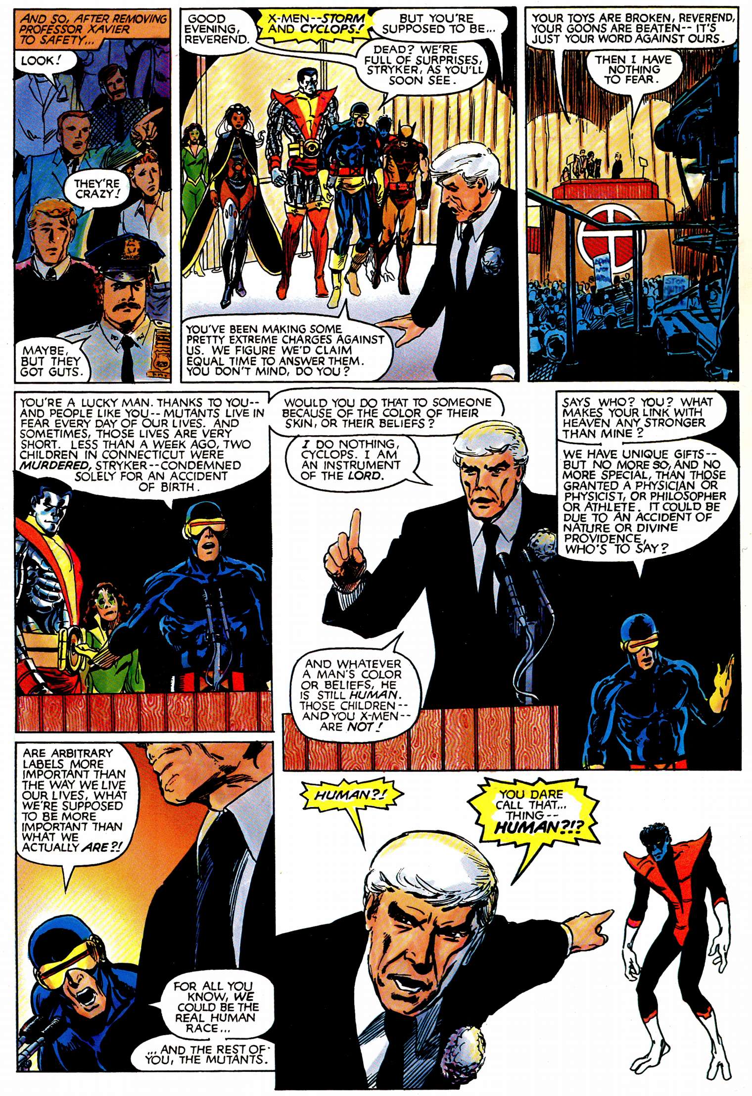 Read online Marvel Graphic Novel comic -  Issue #5 - X-Men - God Loves, Man Kills - 60
