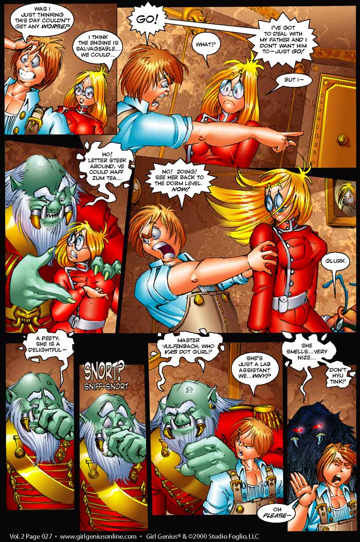 Read online Girl Genius (2002) comic -  Issue #2 - 27