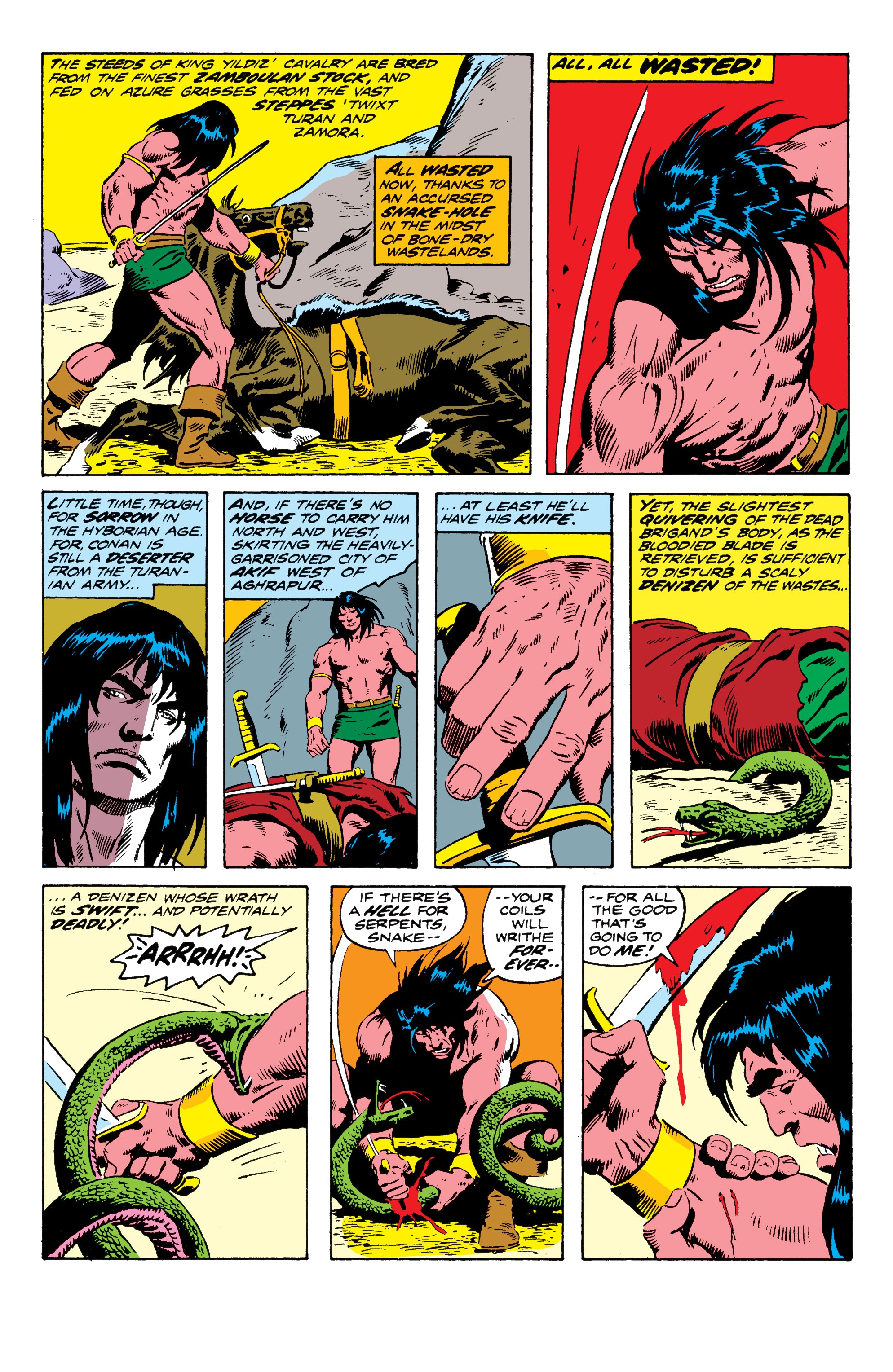 Read online Conan The Barbarian Epic Collection: The Original Marvel Years - The Curse Of The Golden Skull comic -  Issue # TPB (Part 3) - 51