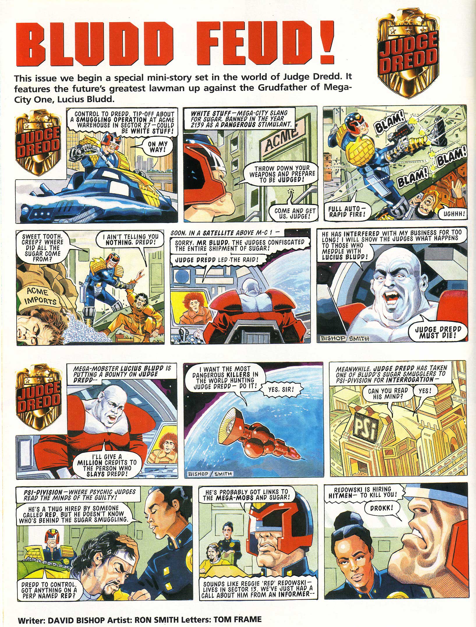 Read online Judge Dredd Lawman of the Future comic -  Issue #11 - 14