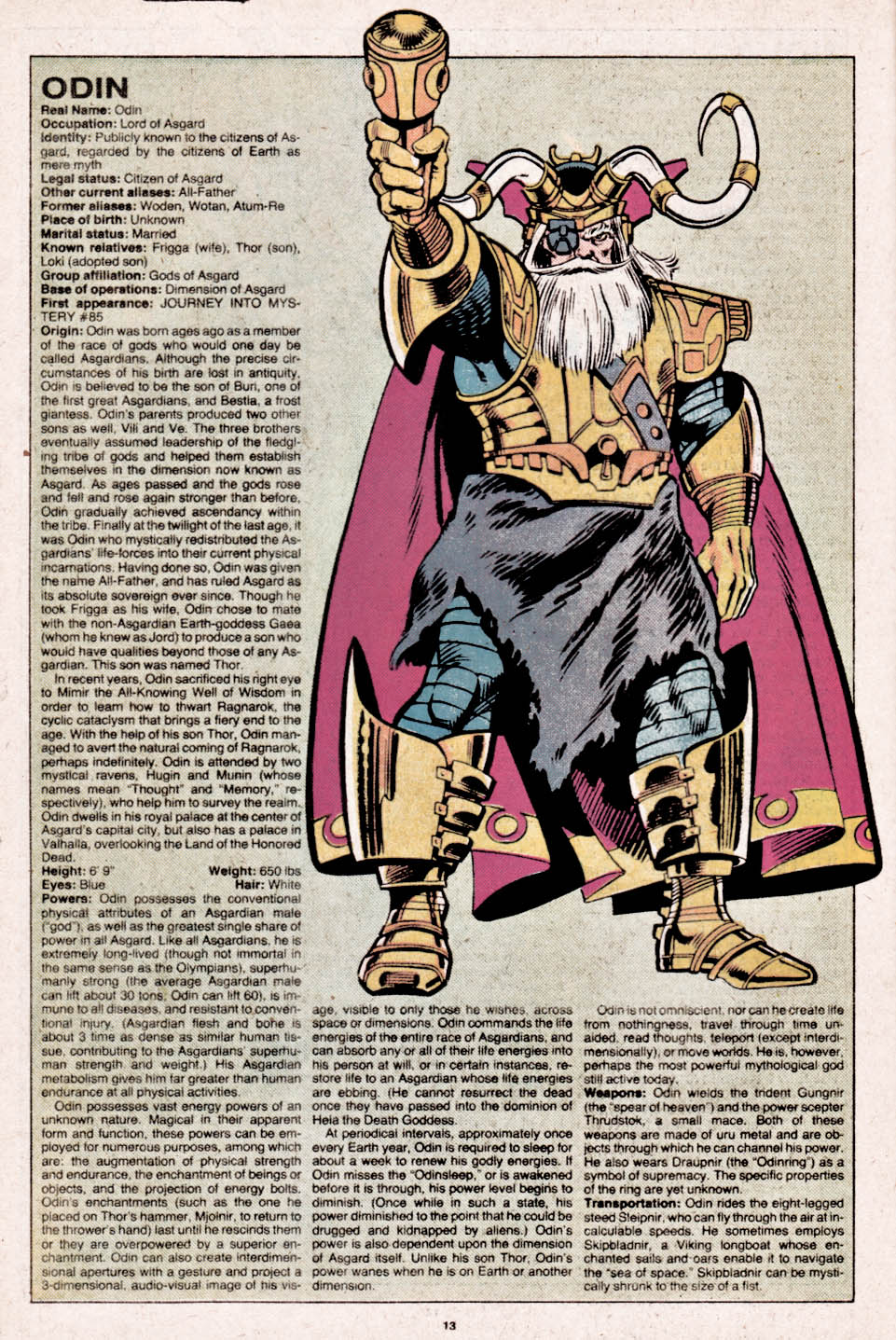Read online The Official Handbook of the Marvel Universe comic -  Issue #8 - 14