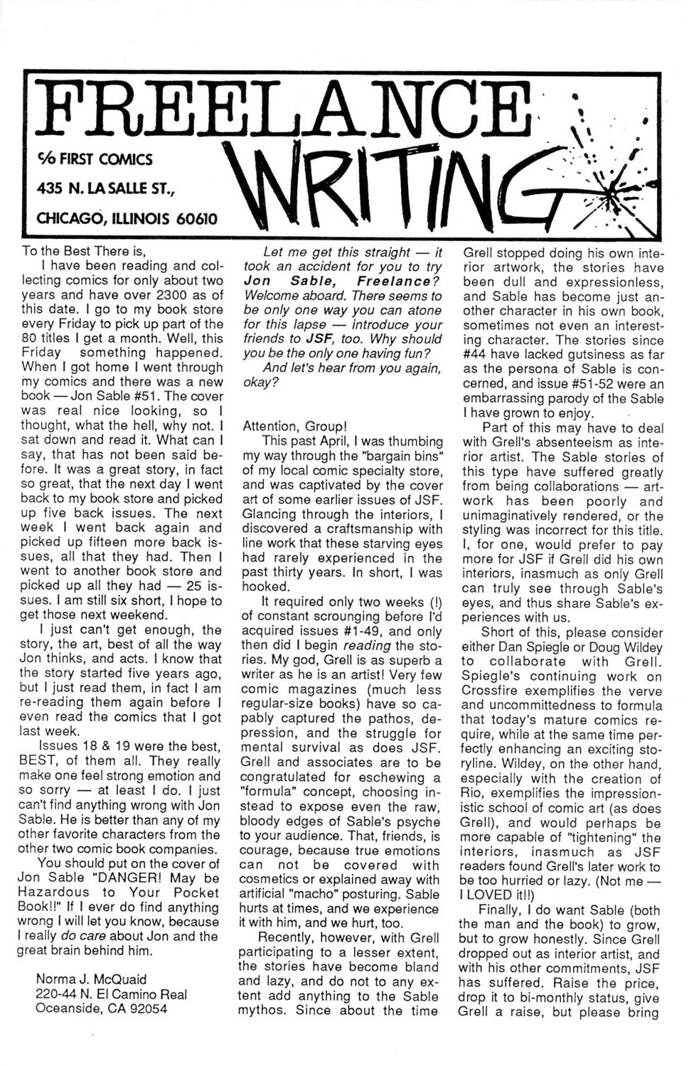 Read online Jon Sable, Freelance comic -  Issue #54 - 29