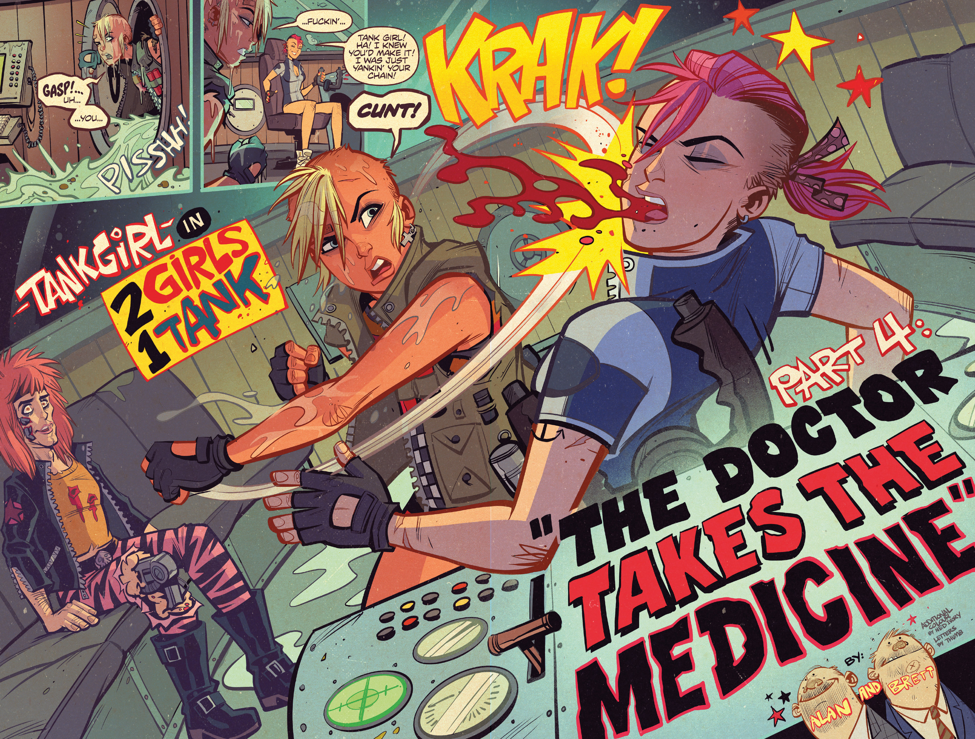 Read online Tank Girl: Two Girls, One Tank comic -  Issue #4 - 5