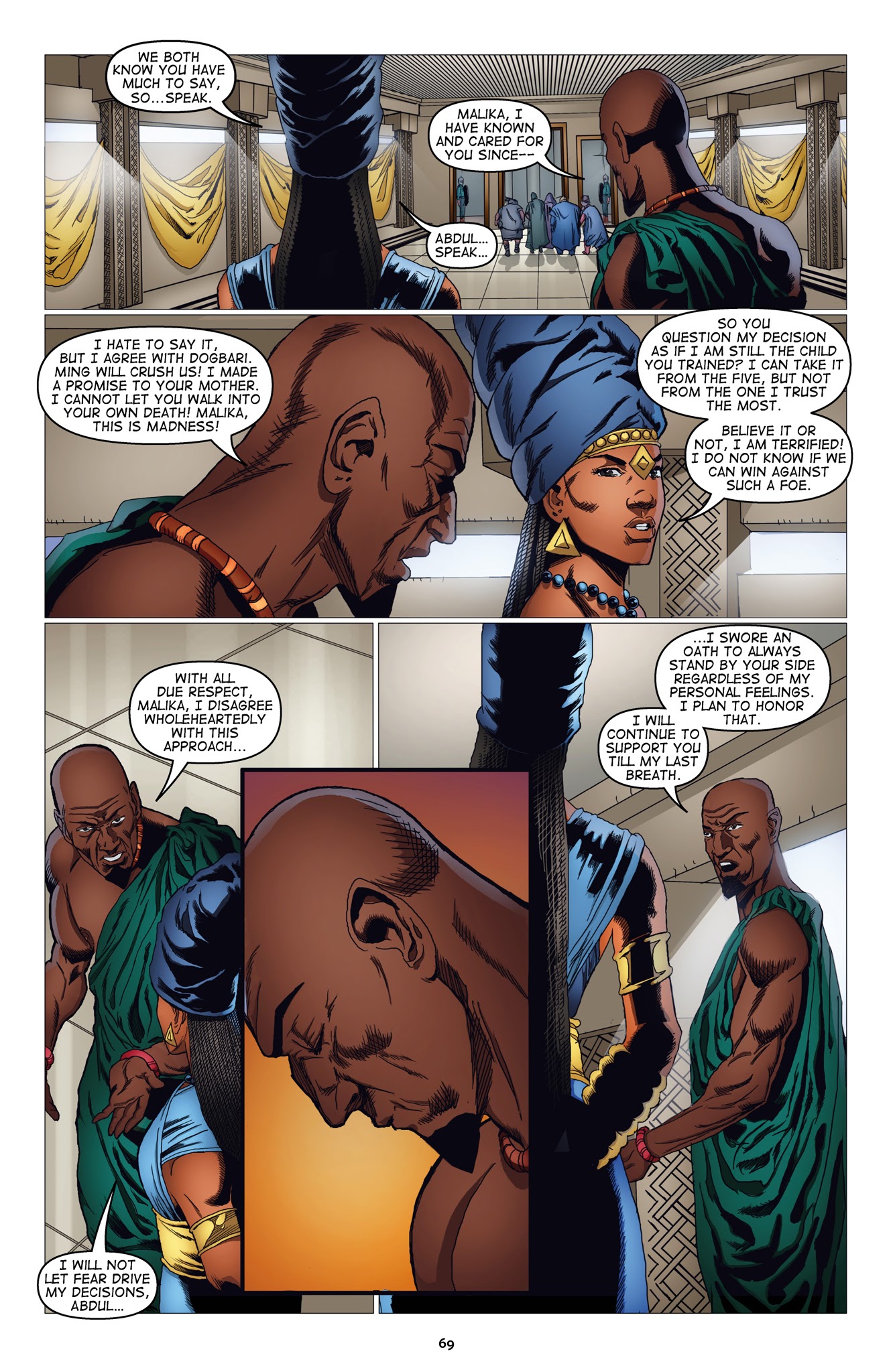 Read online Malika: Warrior Queen comic -  Issue # TPB 1 (Part 1) - 71