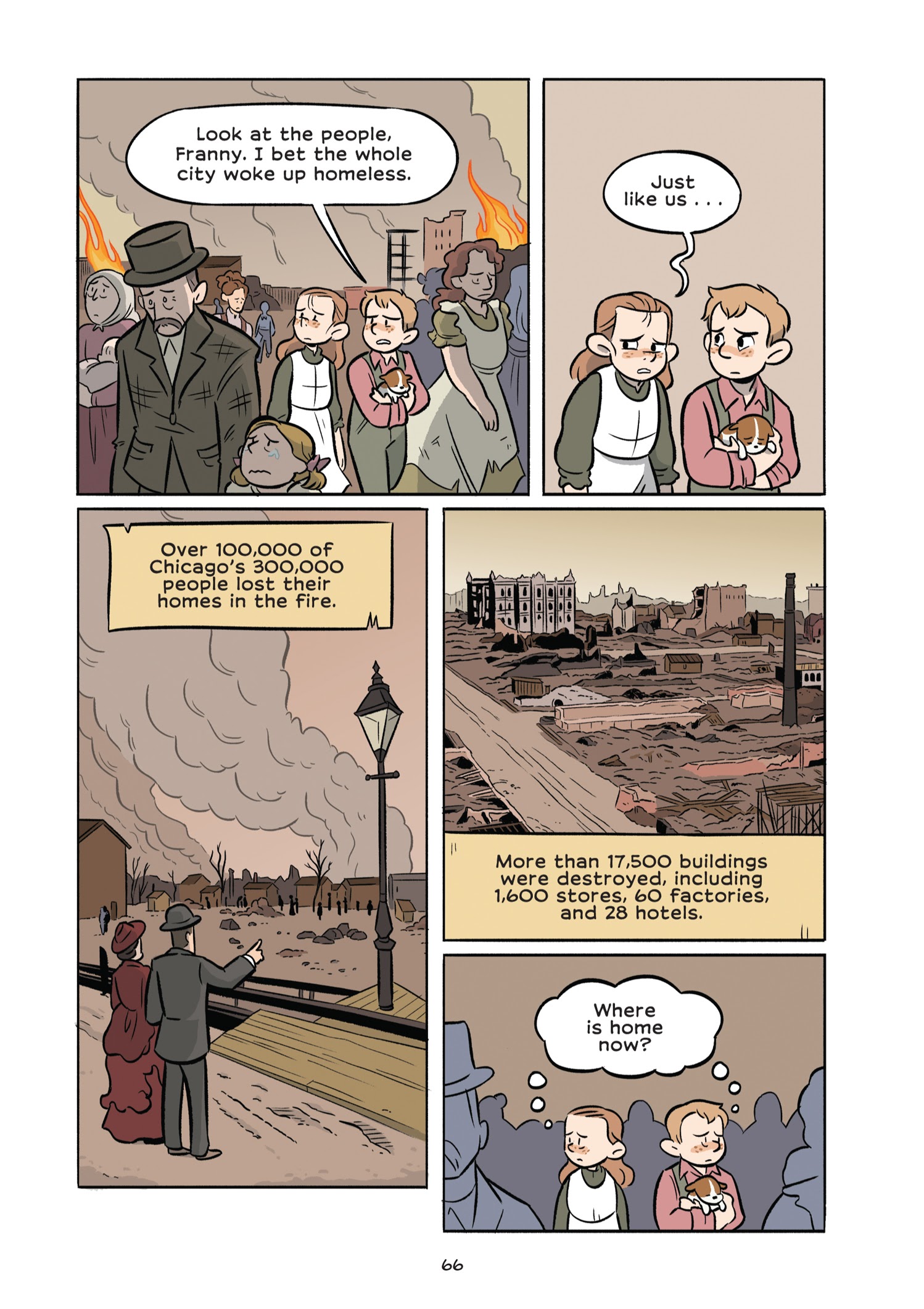 Read online History Comics comic -  Issue # The Great Chicago Fire: Rising From the Ashes - 75
