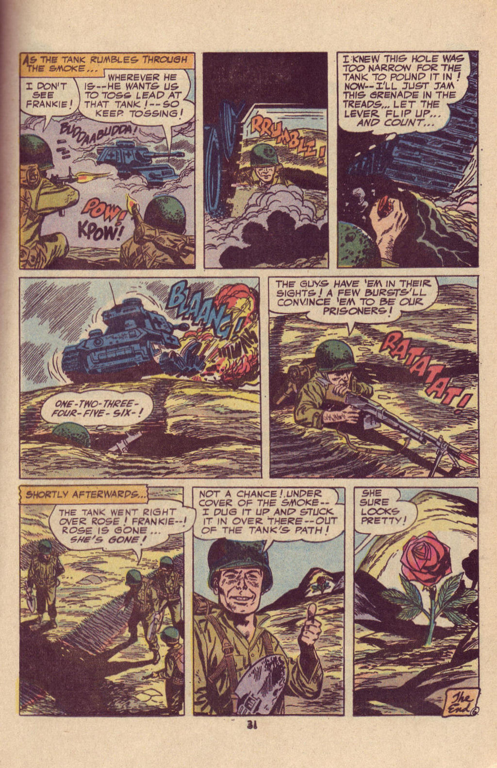 Read online G.I. Combat (1952) comic -  Issue #146 - 33