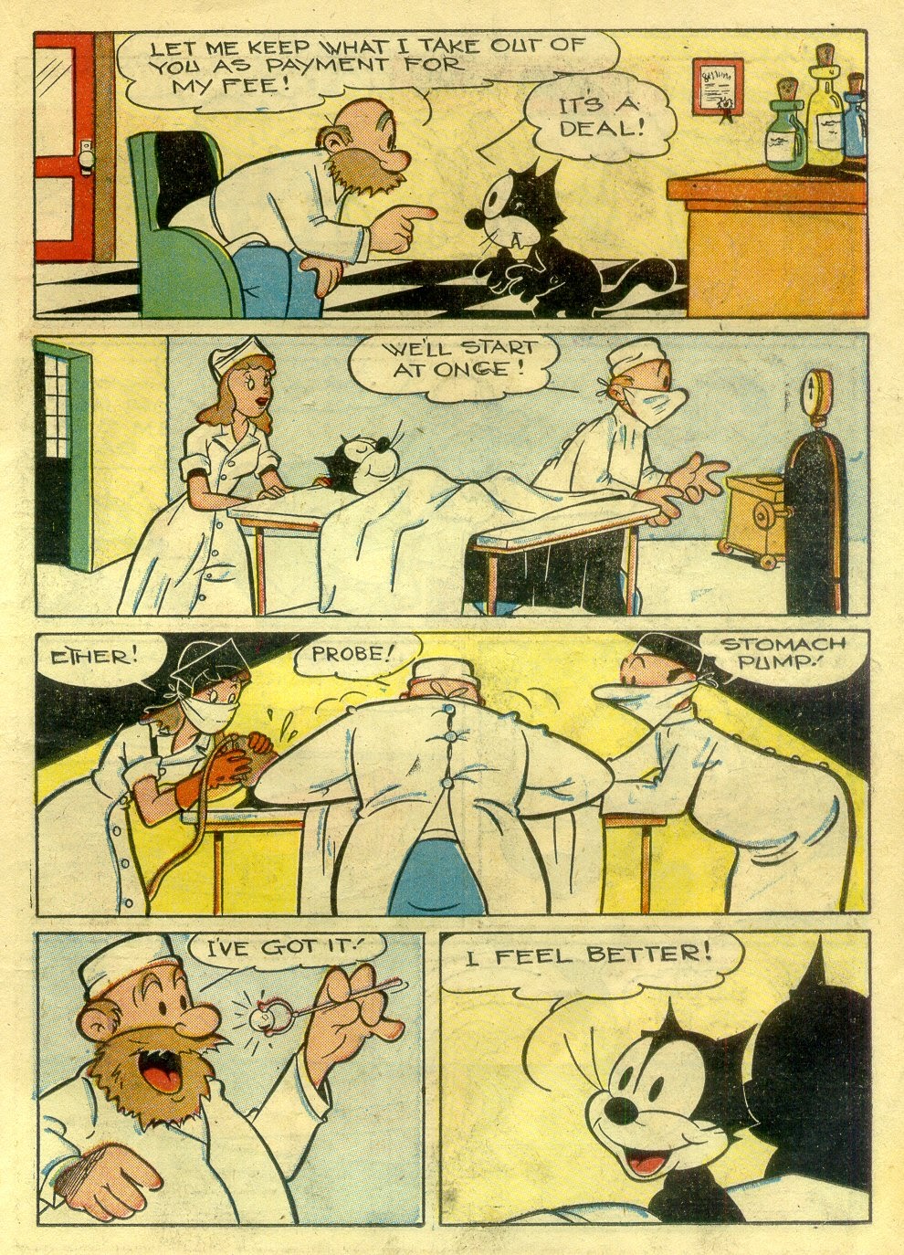 Read online Felix the Cat (1948) comic -  Issue #16 - 18