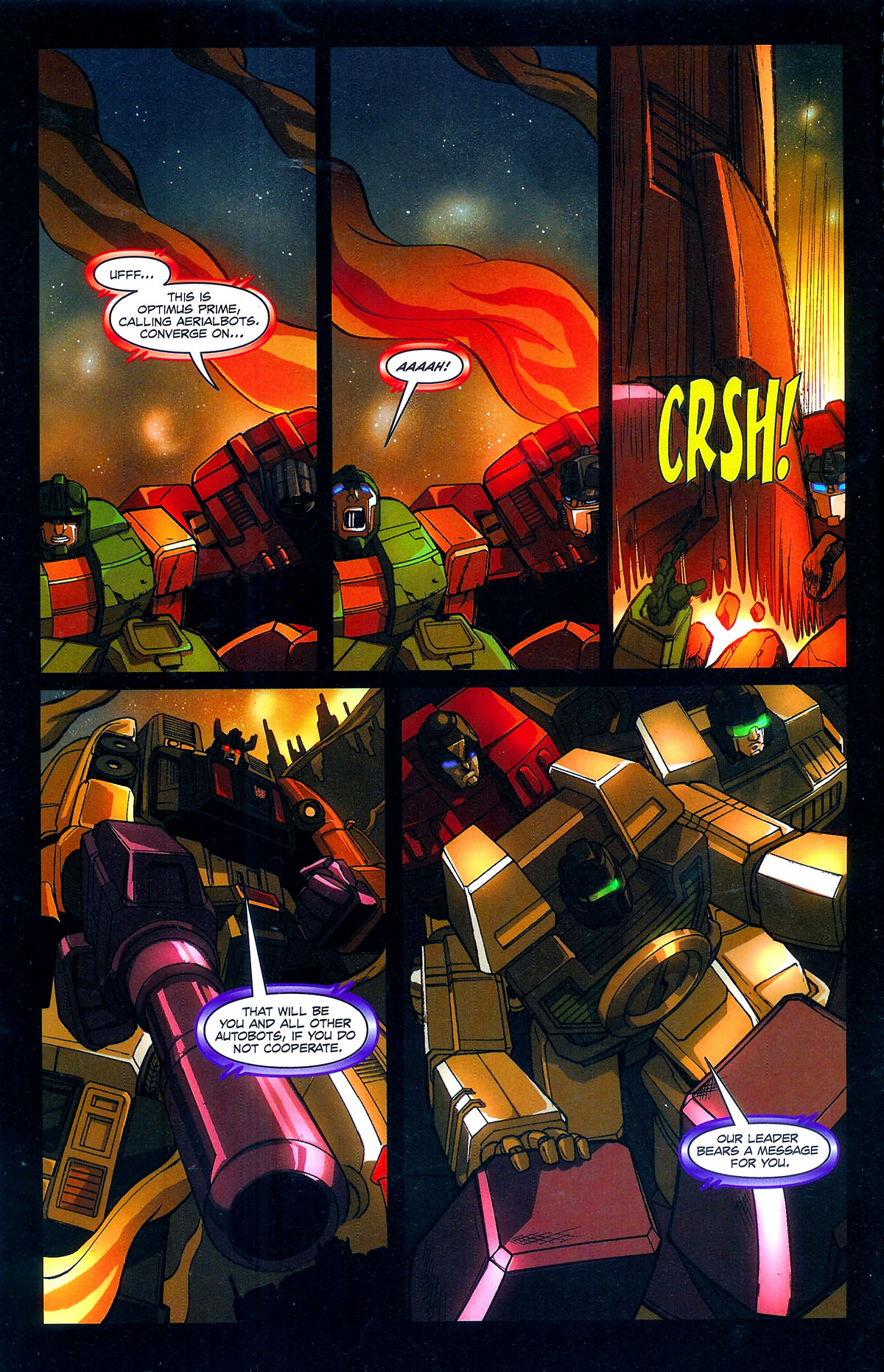 Read online G.I. Joe vs. The Transformers III: The Art of War comic -  Issue #4 - 8
