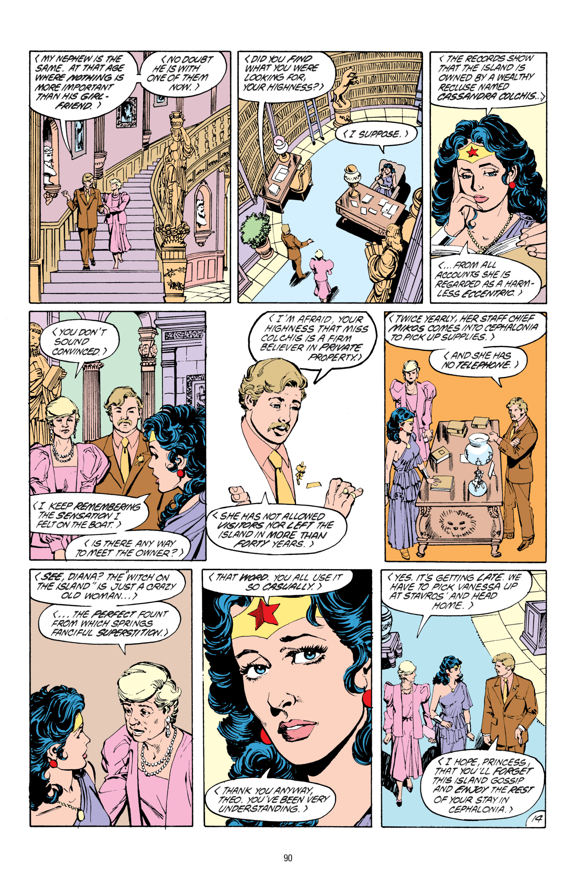 Read online Wonder Woman By George Pérez comic -  Issue # TPB 2 (Part 1) - 89