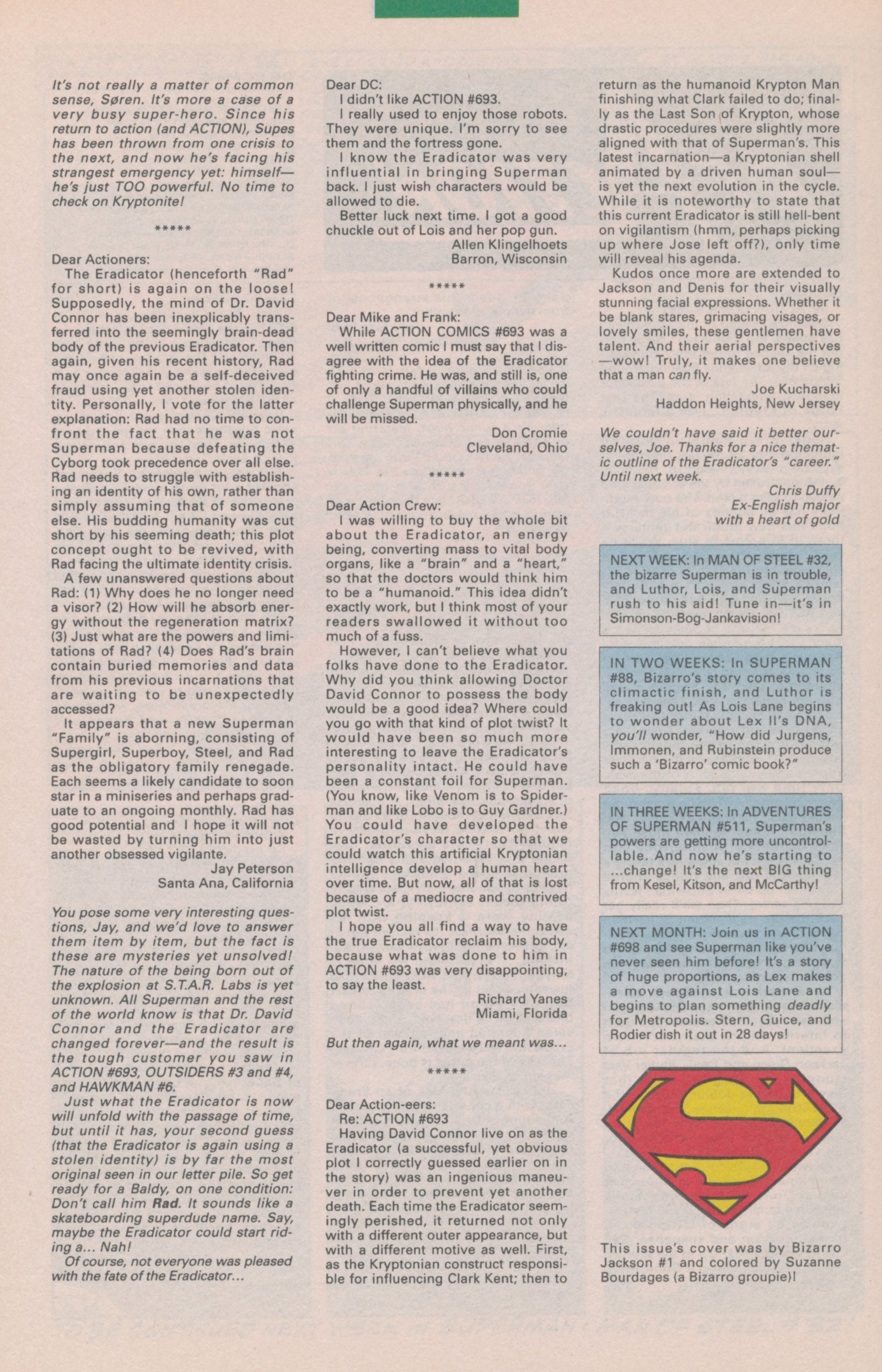 Read online Action Comics (1938) comic -  Issue #697 - 33