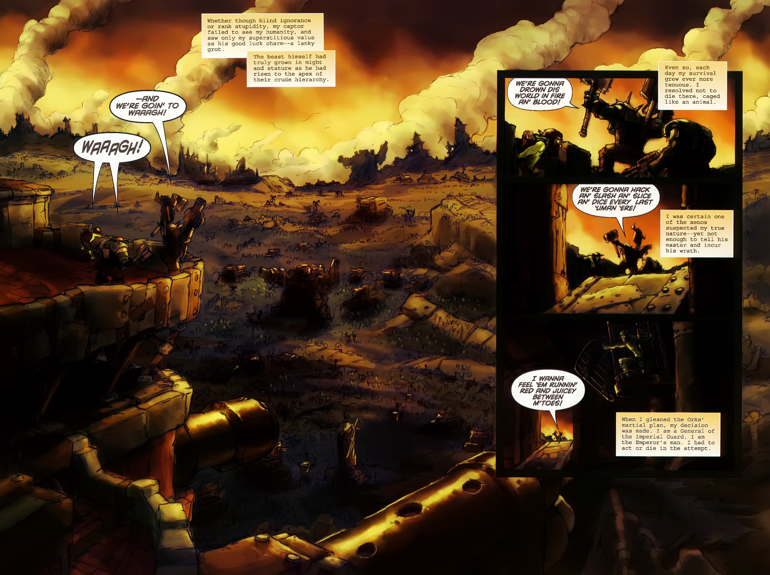 Read online Warhammer 40,000: Blood and Thunder comic -  Issue #4 - 4