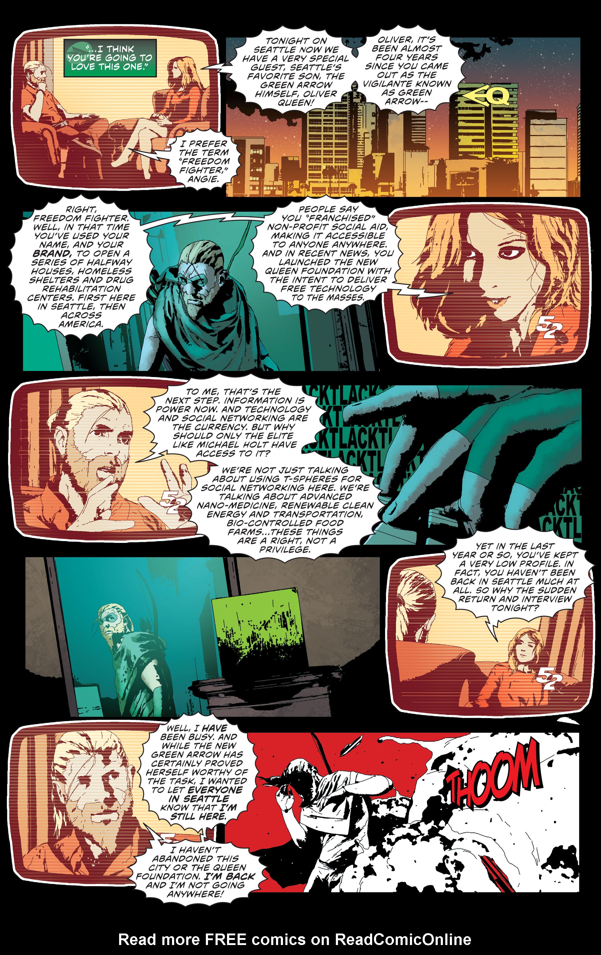 Read online Green Arrow: Futures End comic -  Issue # Full - 16