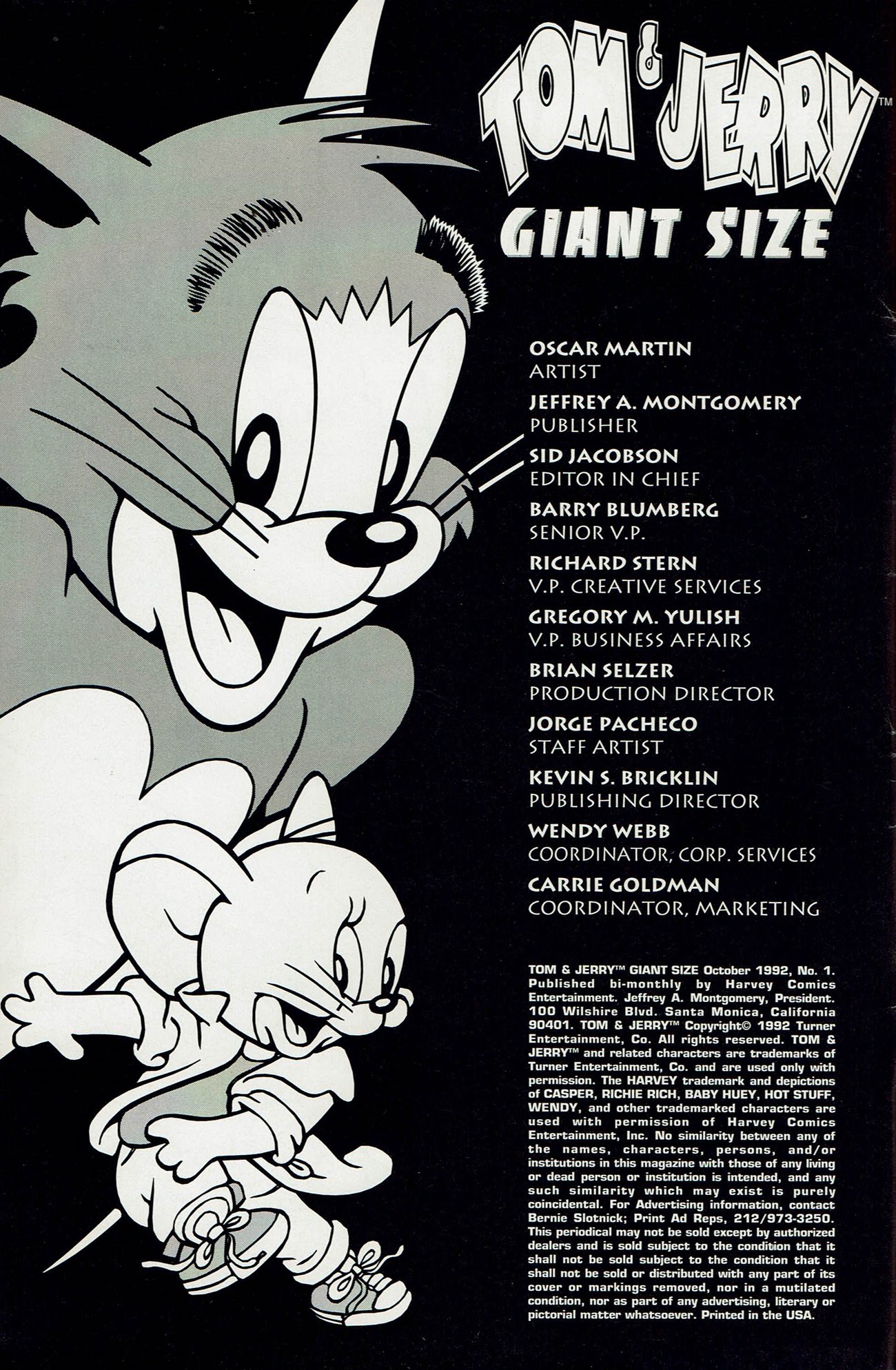 Read online Tom and Jerry Giant Size comic -  Issue #1 - 2