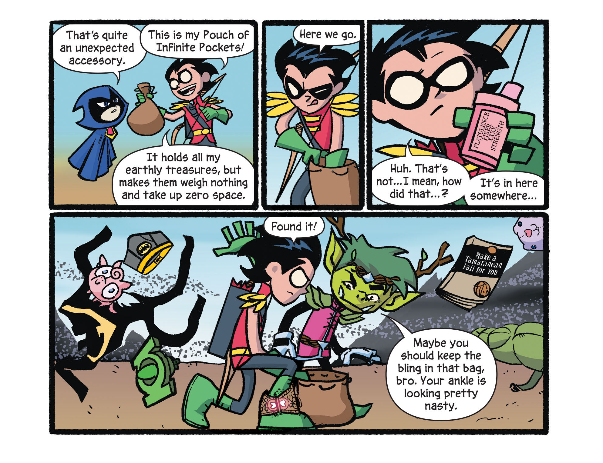 Read online Teen Titans Go! Roll With It! comic -  Issue #6 - 7