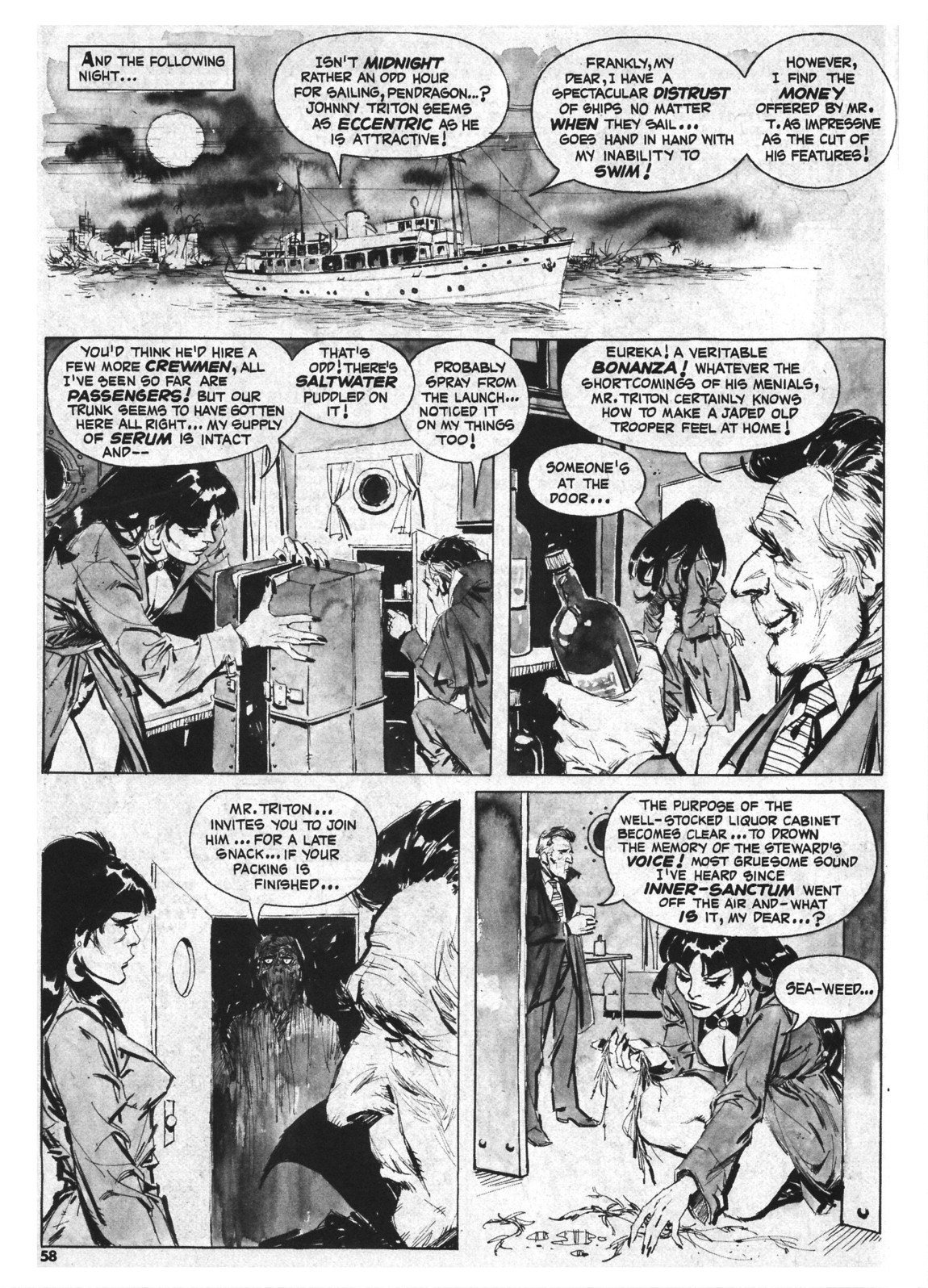 Read online Vampirella (1969) comic -  Issue #55 - 58