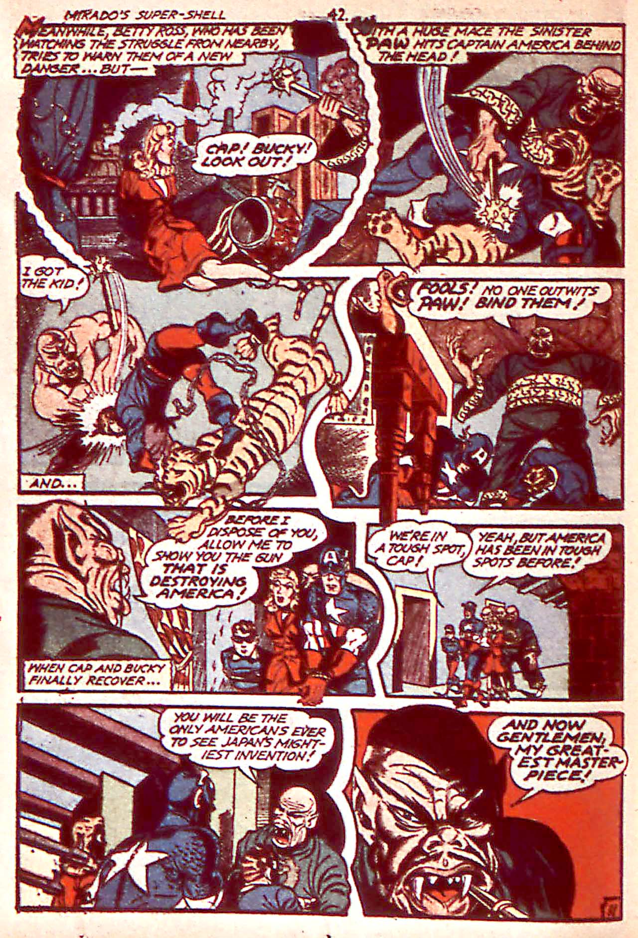 Read online Captain America Comics comic -  Issue #18 - 43