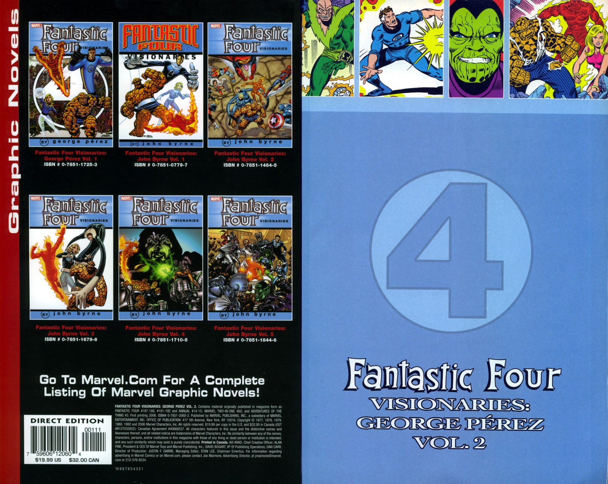 Read online Fantastic Four Visionaries: George Perez comic -  Issue # TPB 2 (Part 1) - 2
