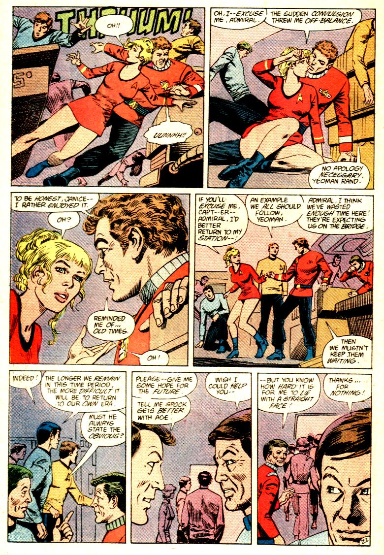 Read online Star Trek (1984) comic -  Issue #33 - 22