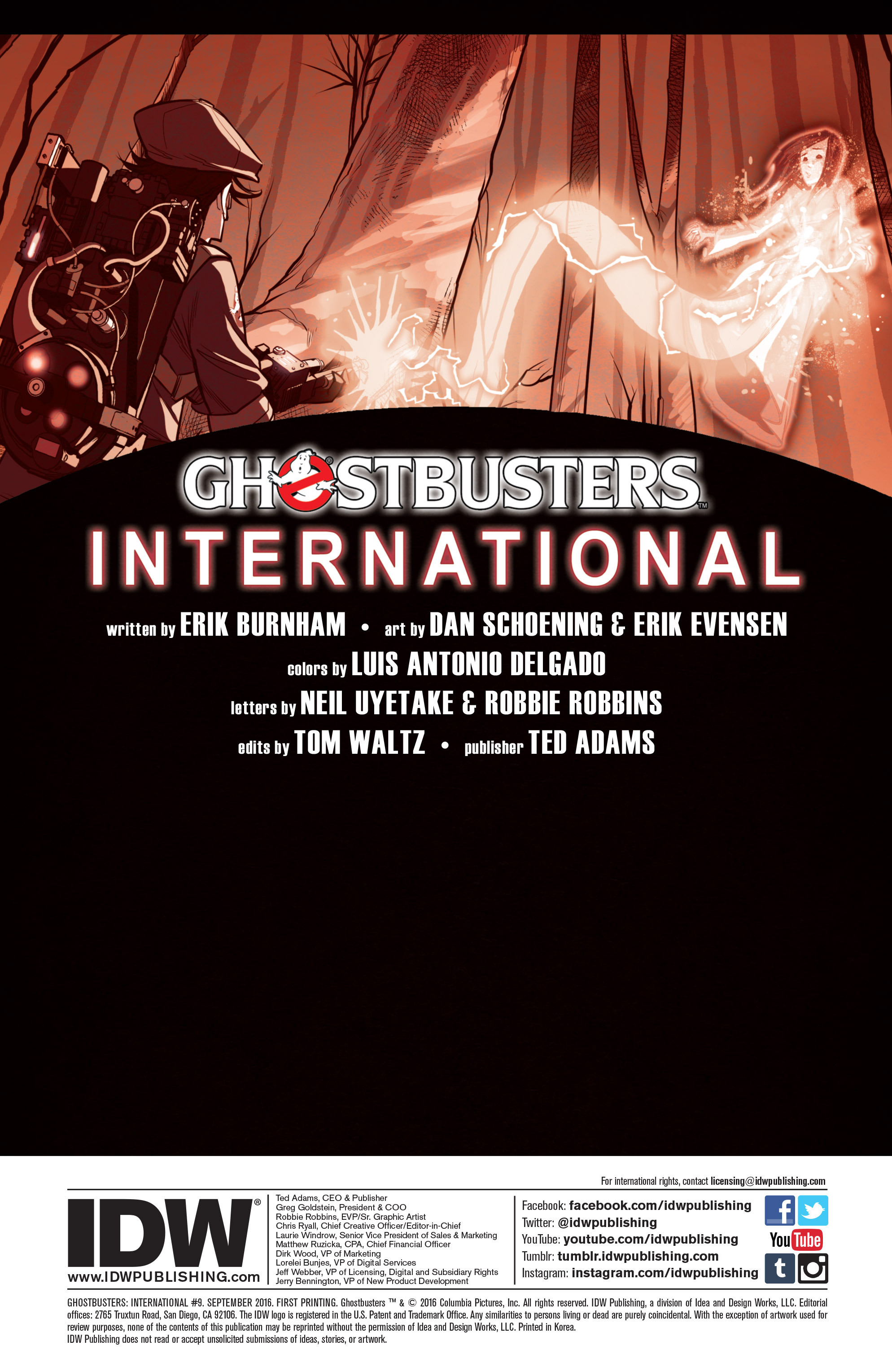 Read online Ghostbusters: International comic -  Issue #9 - 2