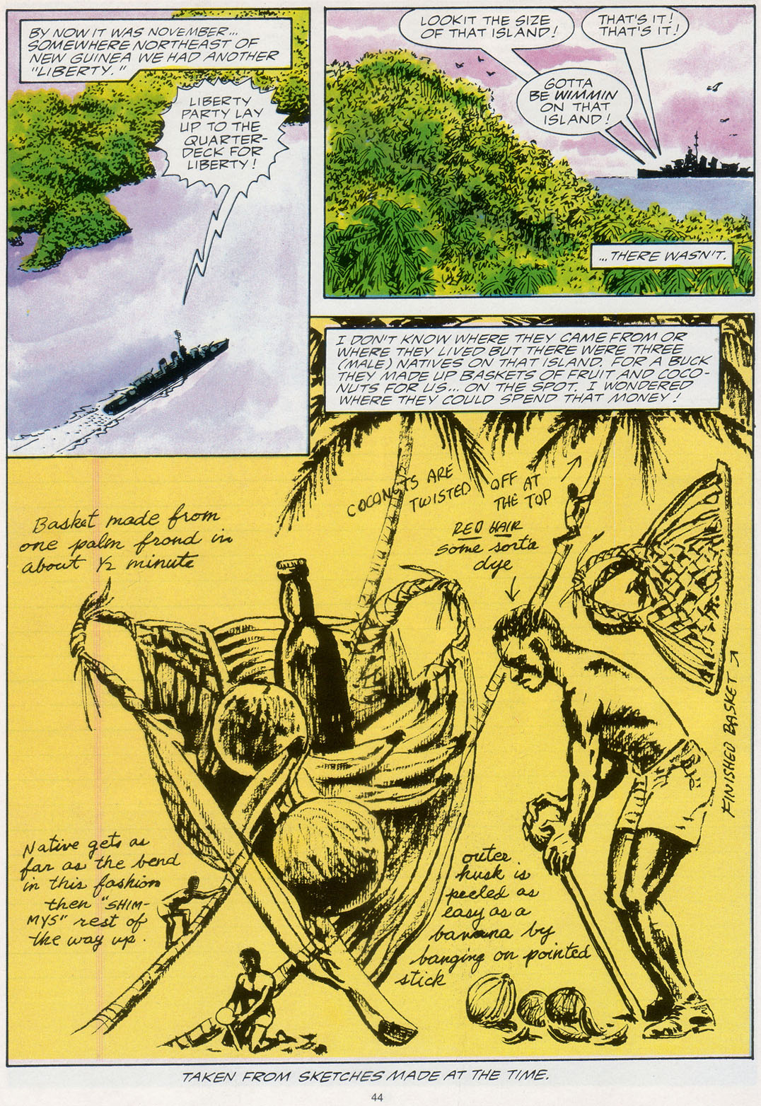 Read online Marvel Graphic Novel comic -  Issue #30 - A Sailor's Story - 50
