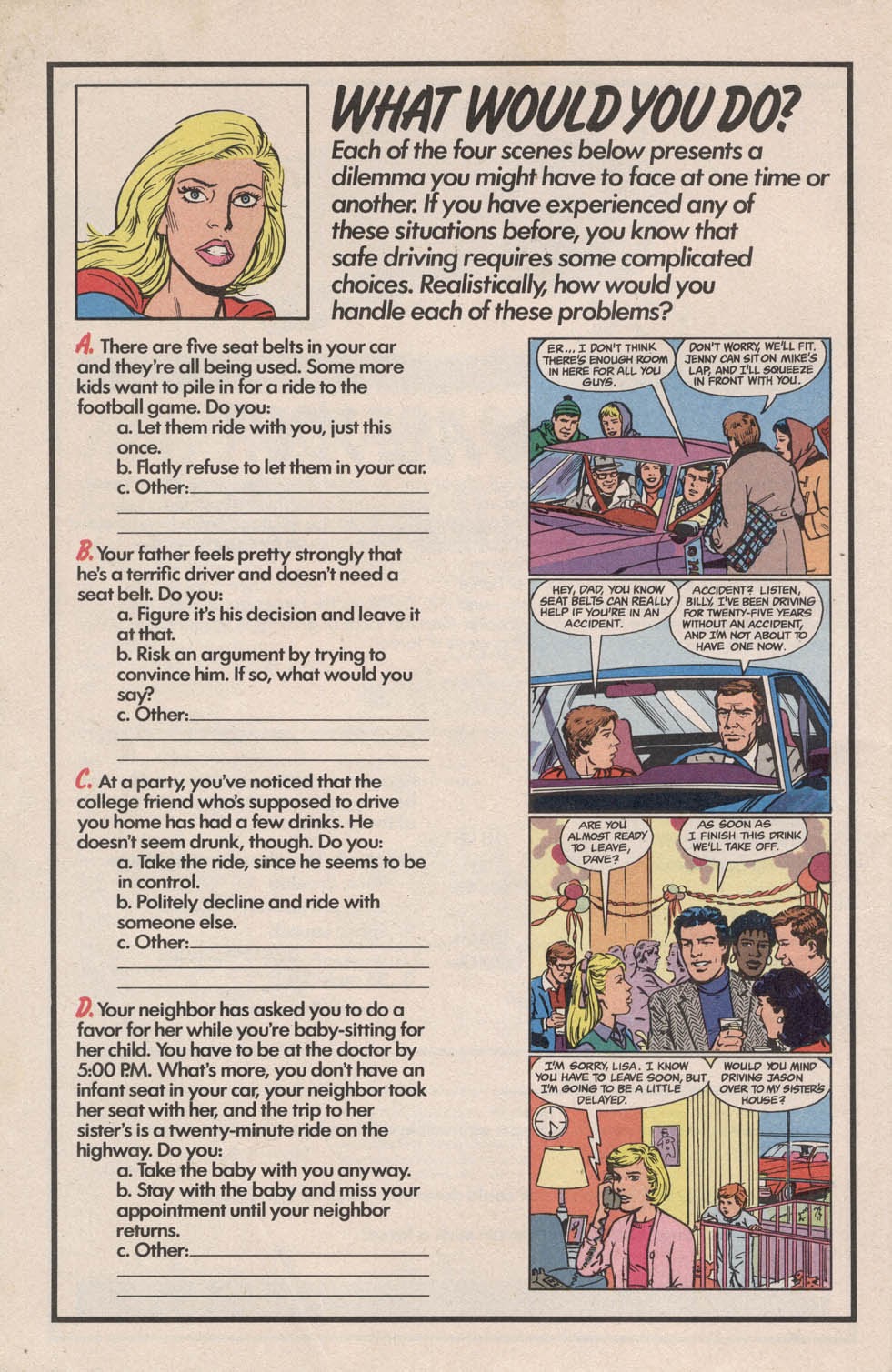 Read online American Honda Presents DC Comics' Supergirl comic -  Issue #1 - 34
