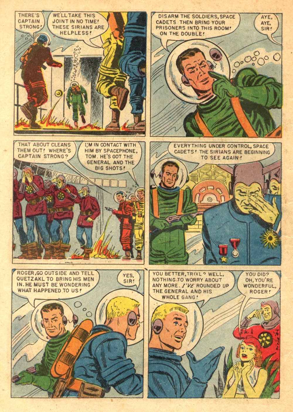 Read online Tom Corbett, Space Cadet comic -  Issue #9 - 34