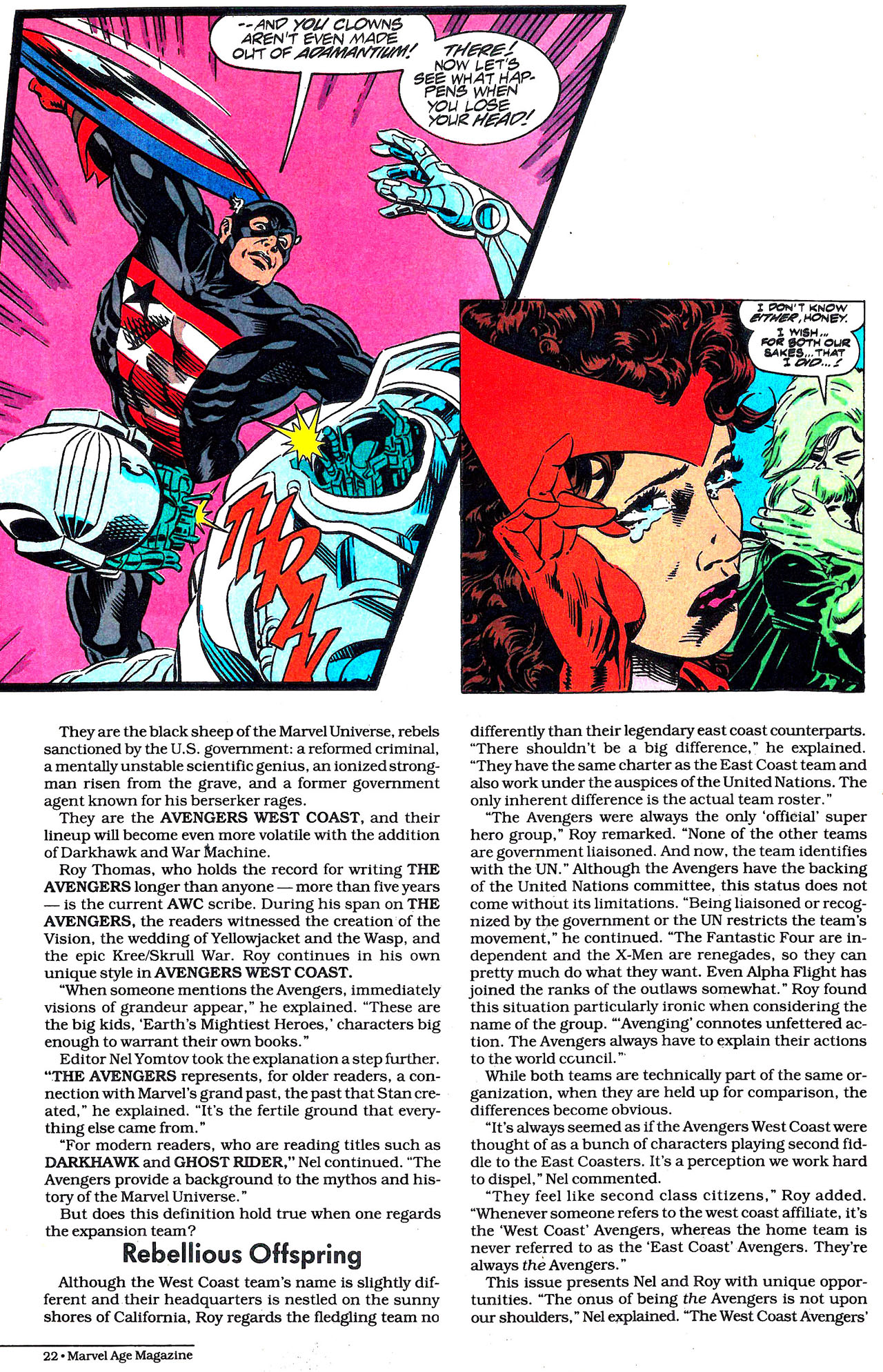 Read online Marvel Age comic -  Issue #123 - 20