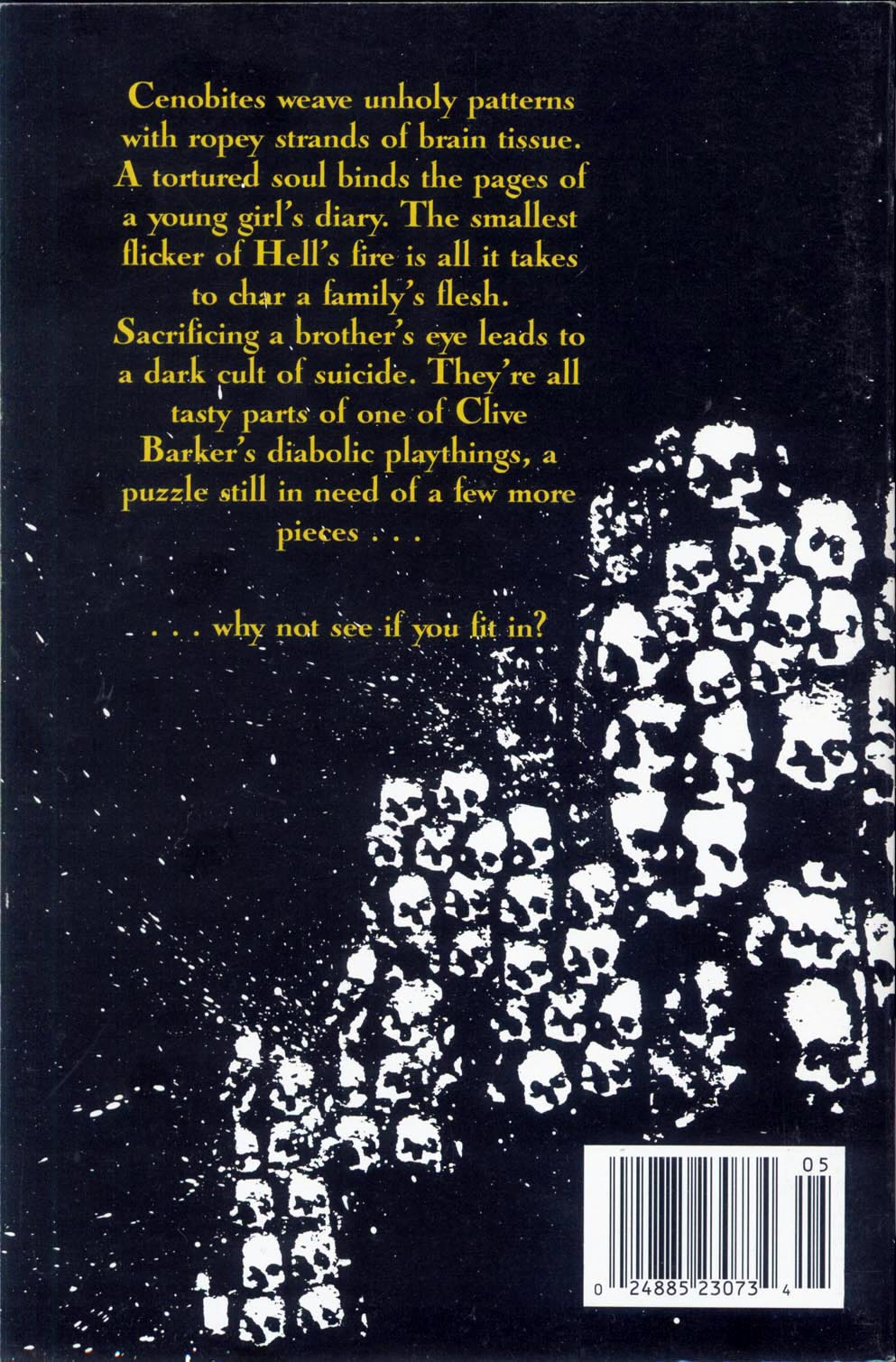 Read online Clive Barker's Hellraiser (1989) comic -  Issue #5 - 68