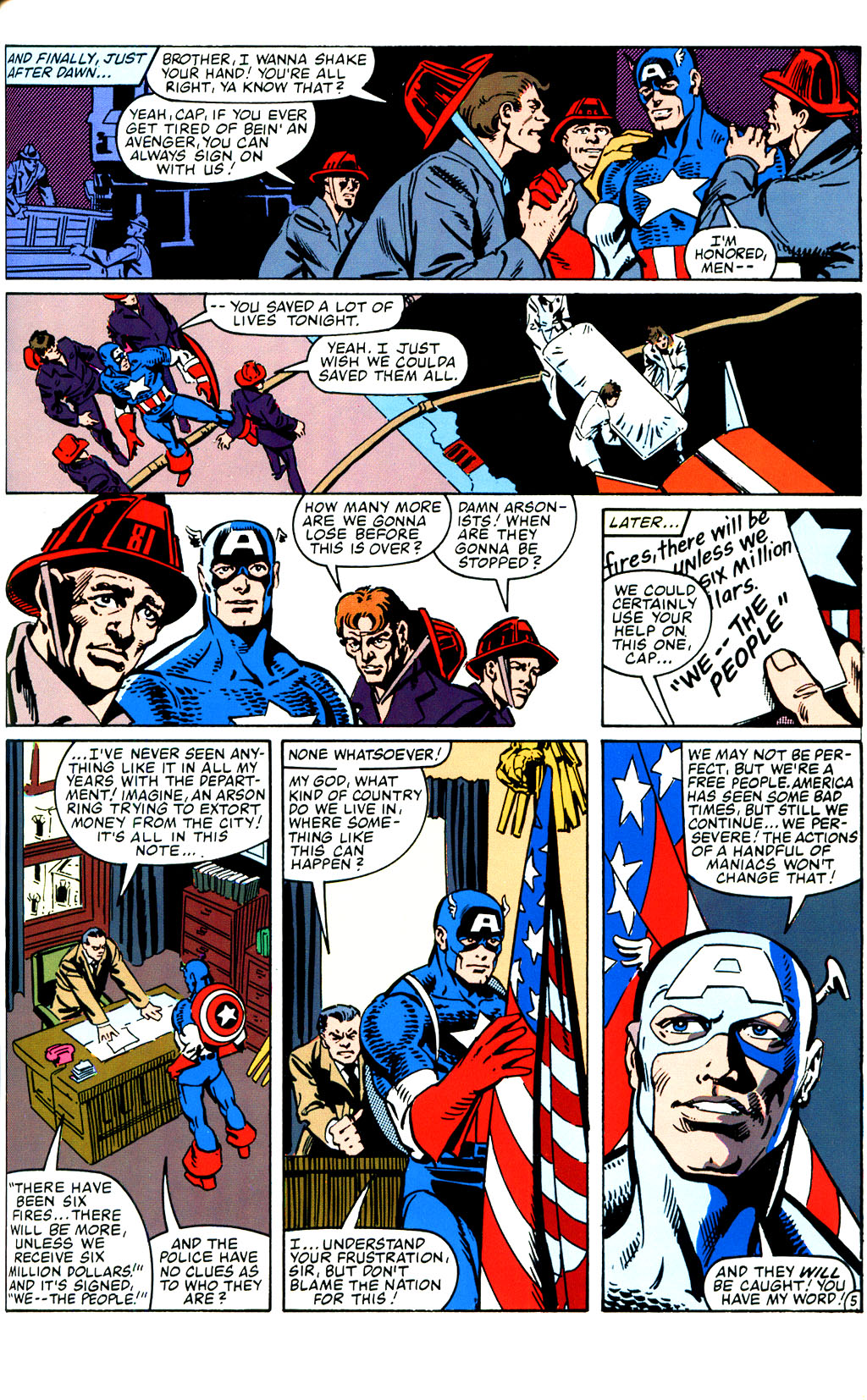 Read online Captain America: Red, White & Blue comic -  Issue # TPB - 135