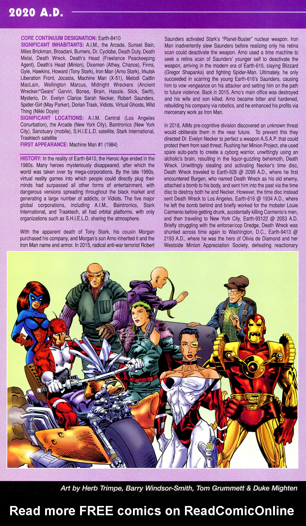 Read online Official Handbook of the Marvel Universe: Alternate Universes 2005 comic -  Issue # Full - 4