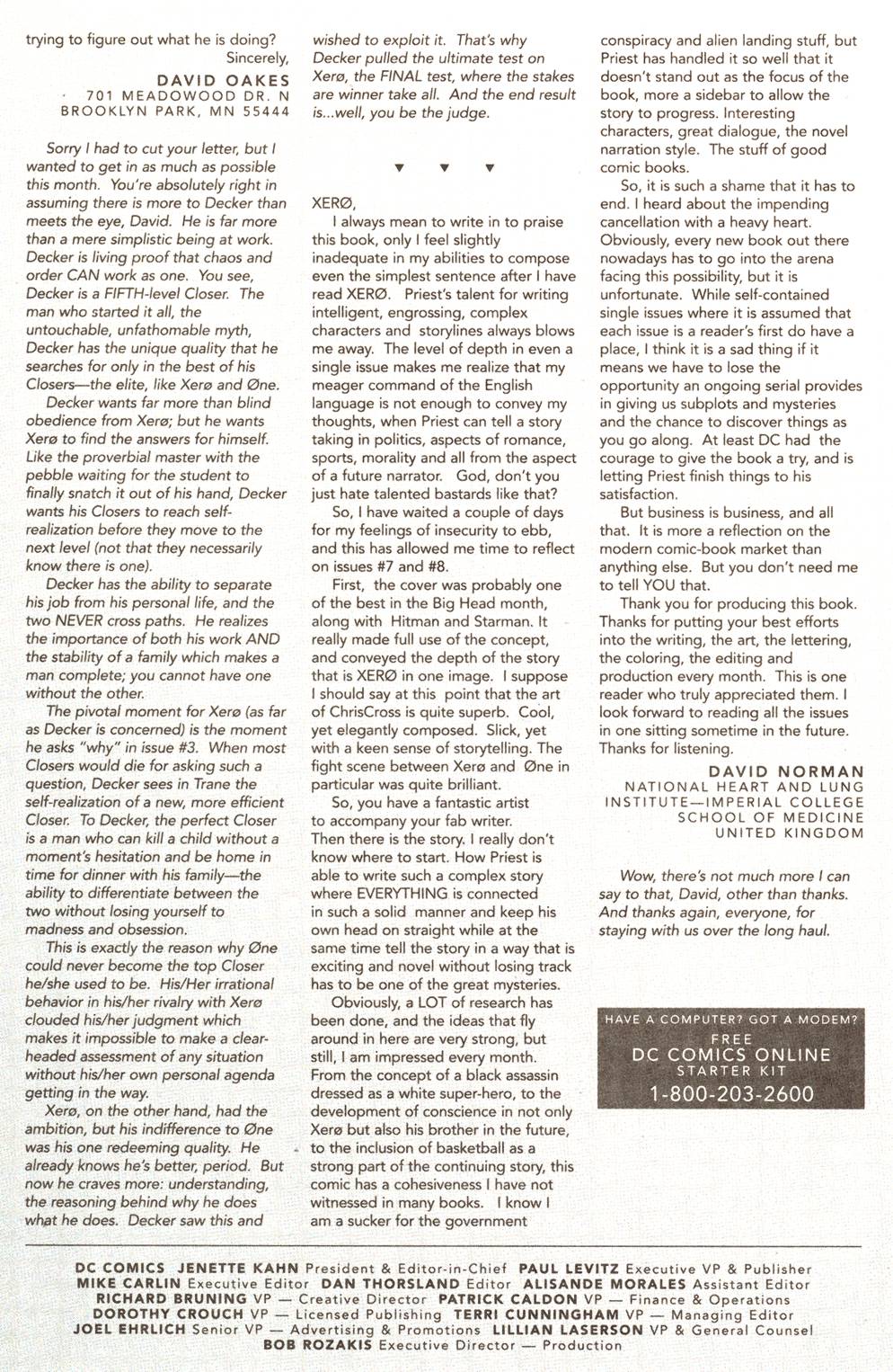 Read online Xero comic -  Issue #12 - 28