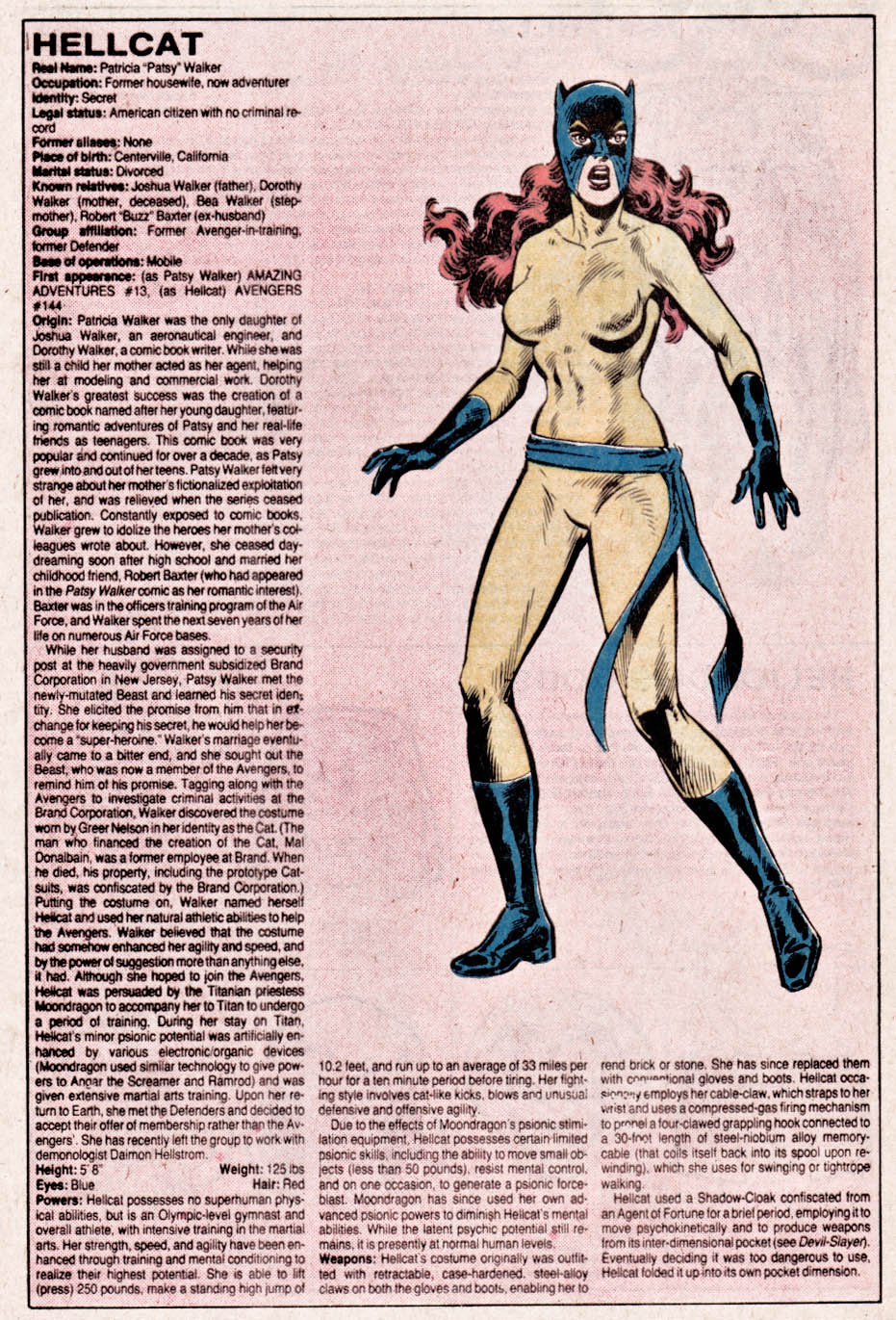 Read online The Official Handbook of the Marvel Universe comic -  Issue #5 - 8
