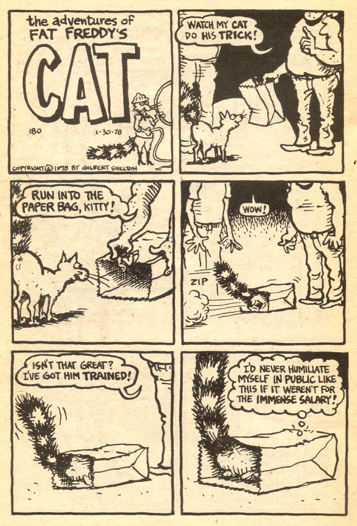 Read online Adventures of Fat Freddy's Cat comic -  Issue #4 - 32