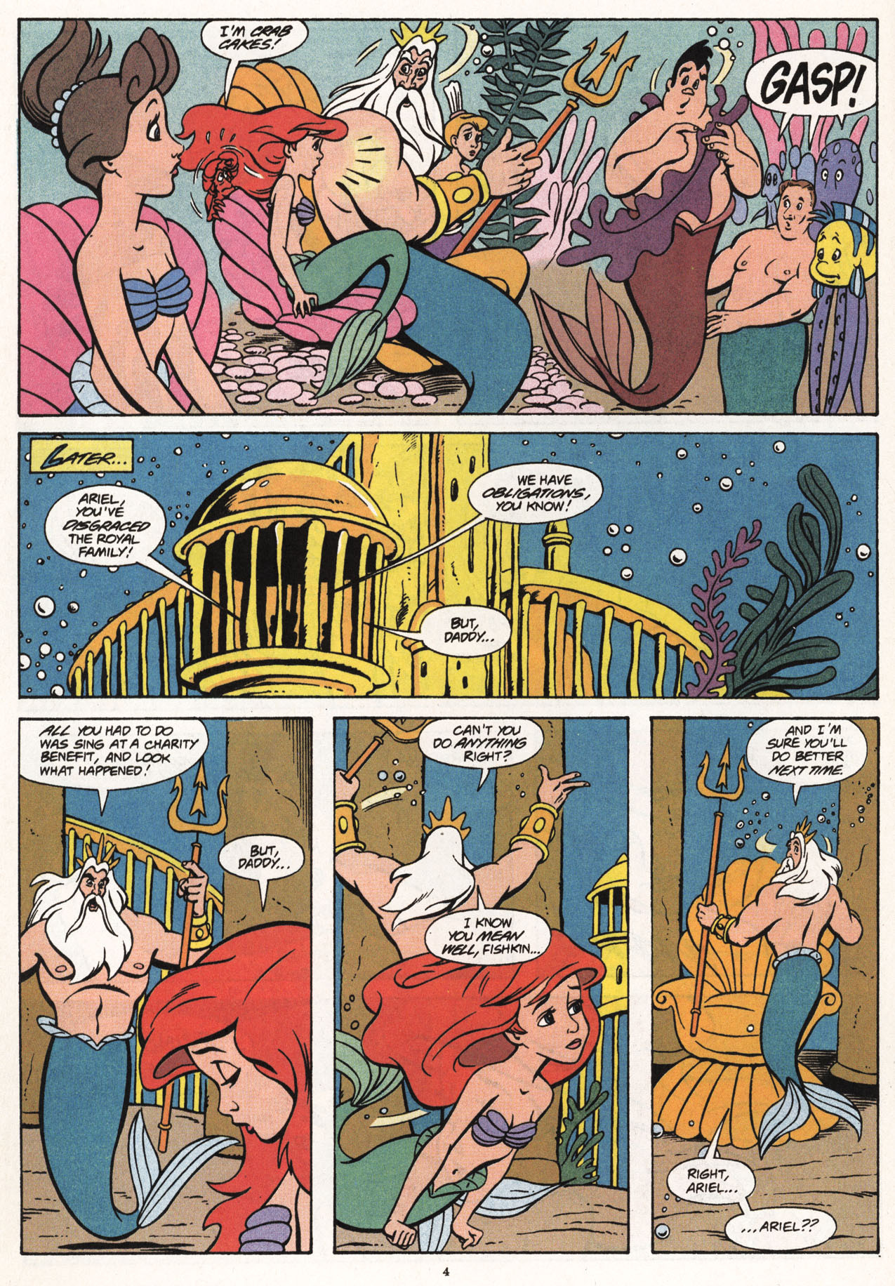 Read online Disney's The Little Mermaid comic -  Issue #1 - 6