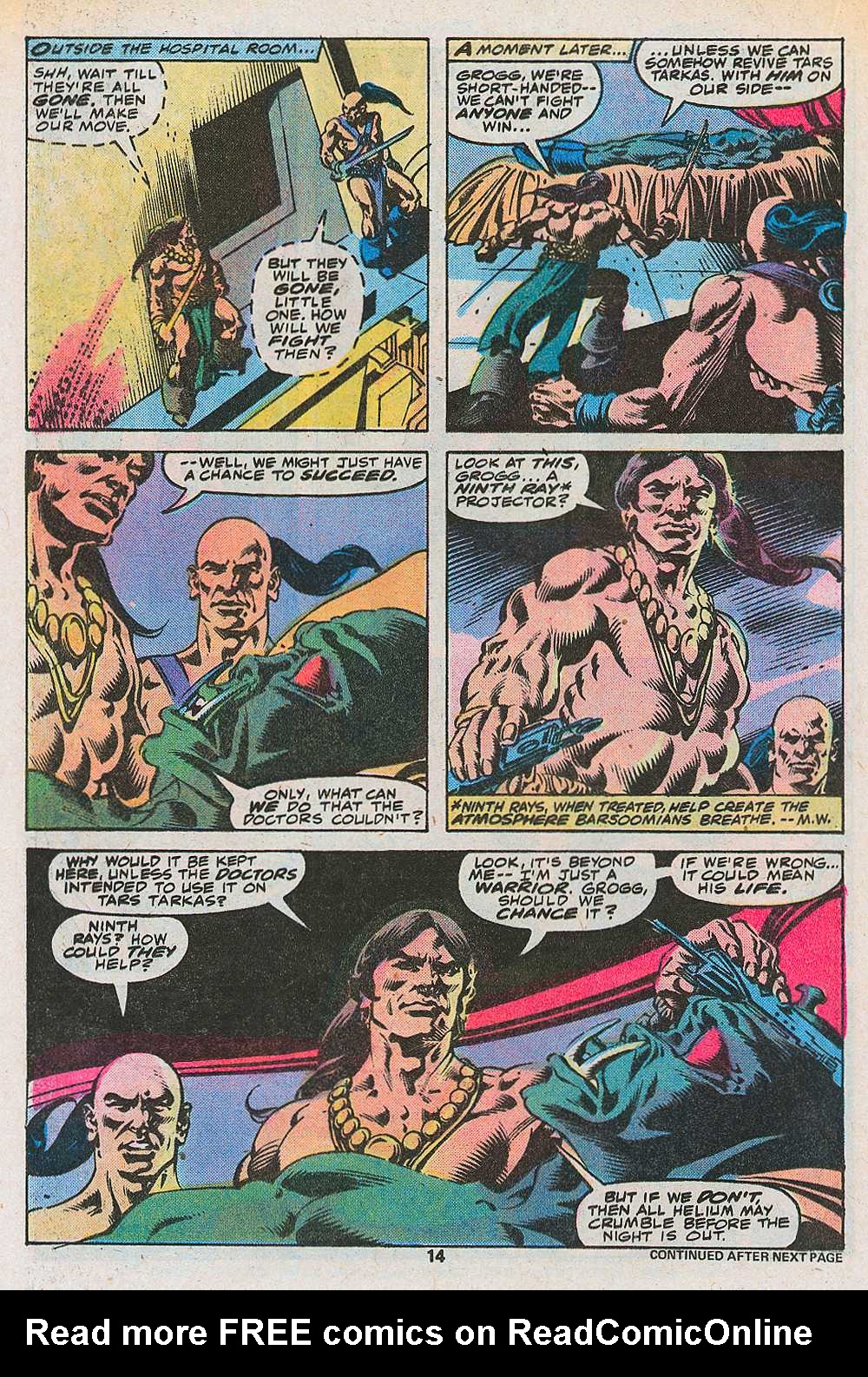 Read online John Carter Warlord of Mars comic -  Issue #14 - 15