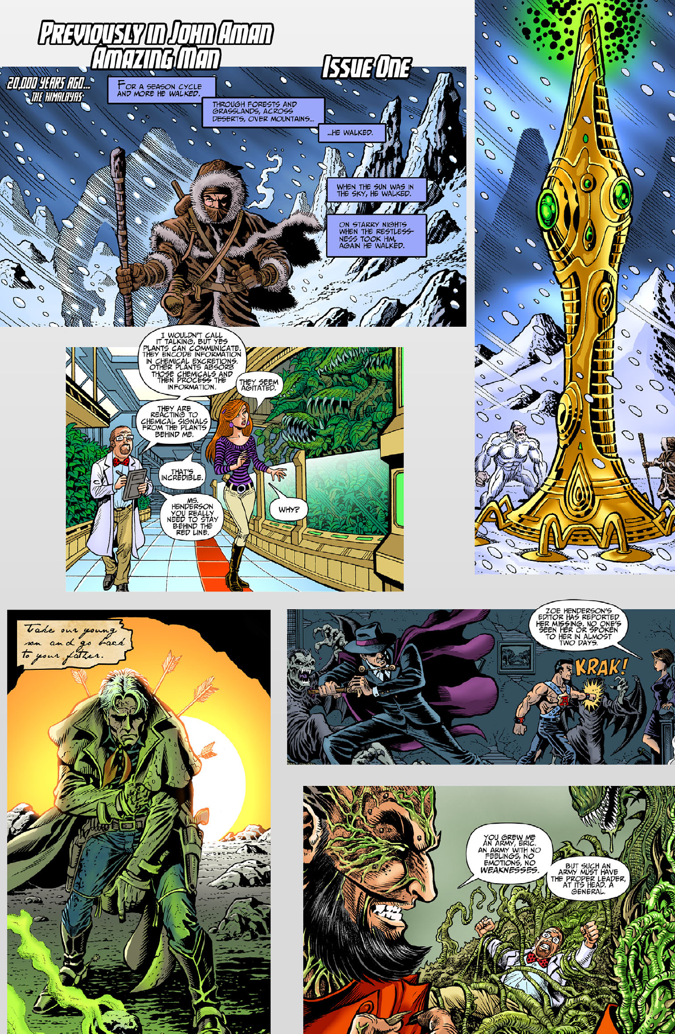 Read online John Aman Amazing Man comic -  Issue #6 - 2